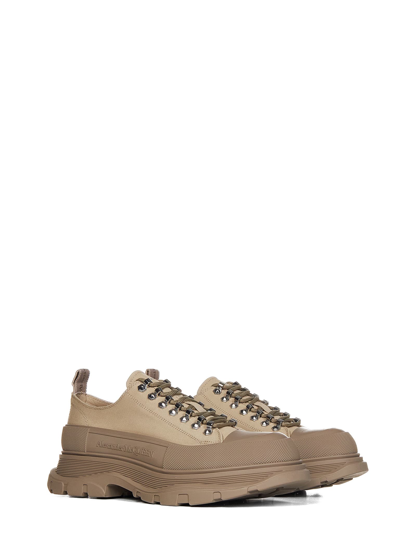 Alexander Mcqueen Tread Slick In Beige