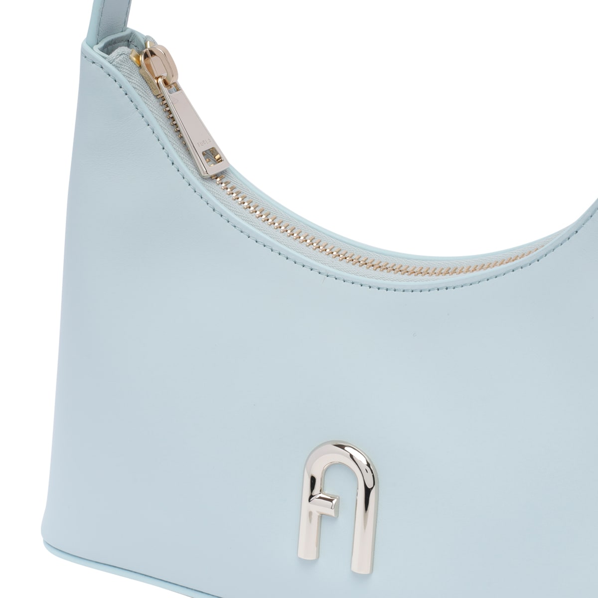 Shop Furla Mini Diamante Shoulder Bag In Blue