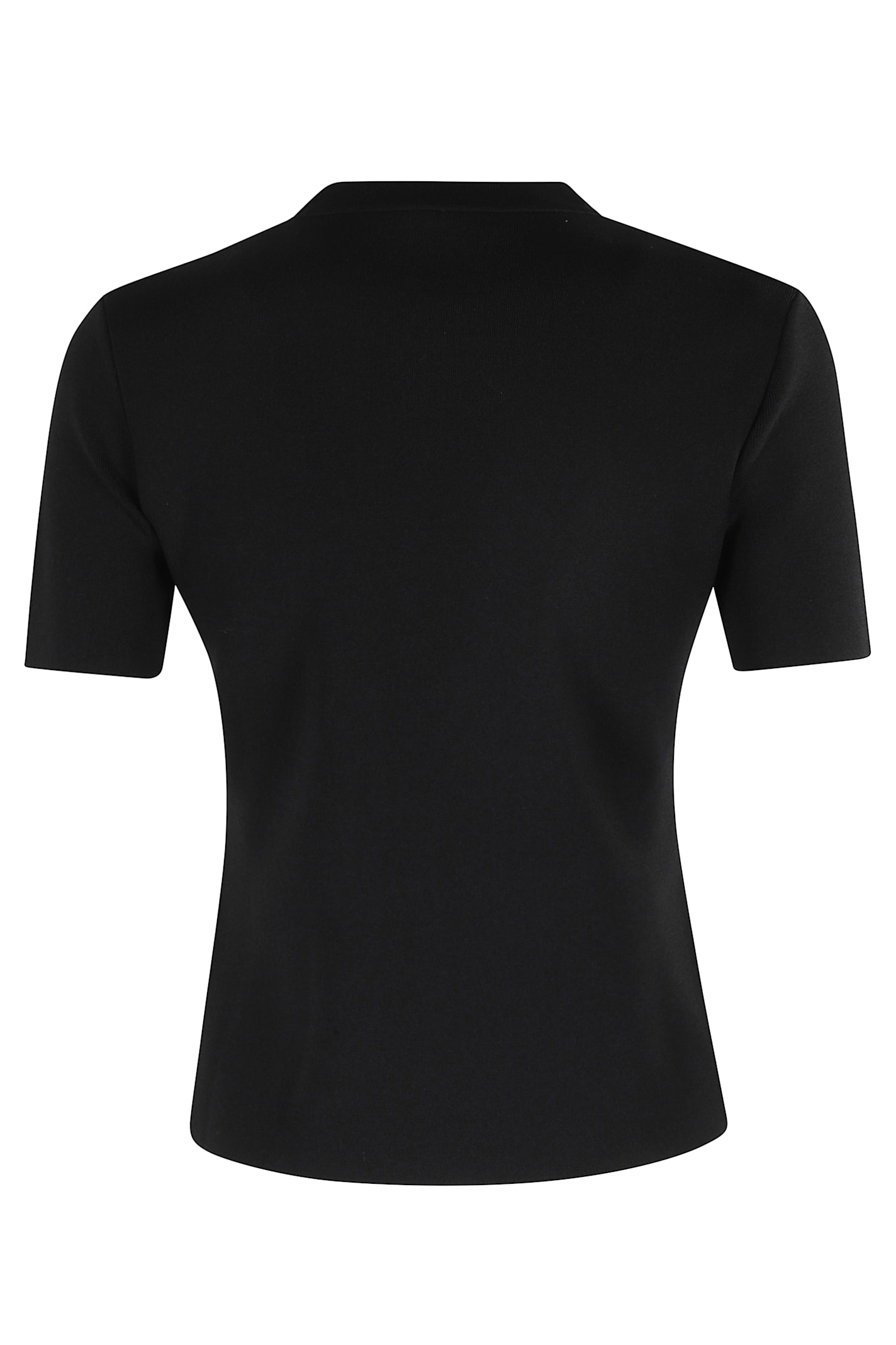 Max Mara Adelio Black Viscose Blend T-shirt In Black