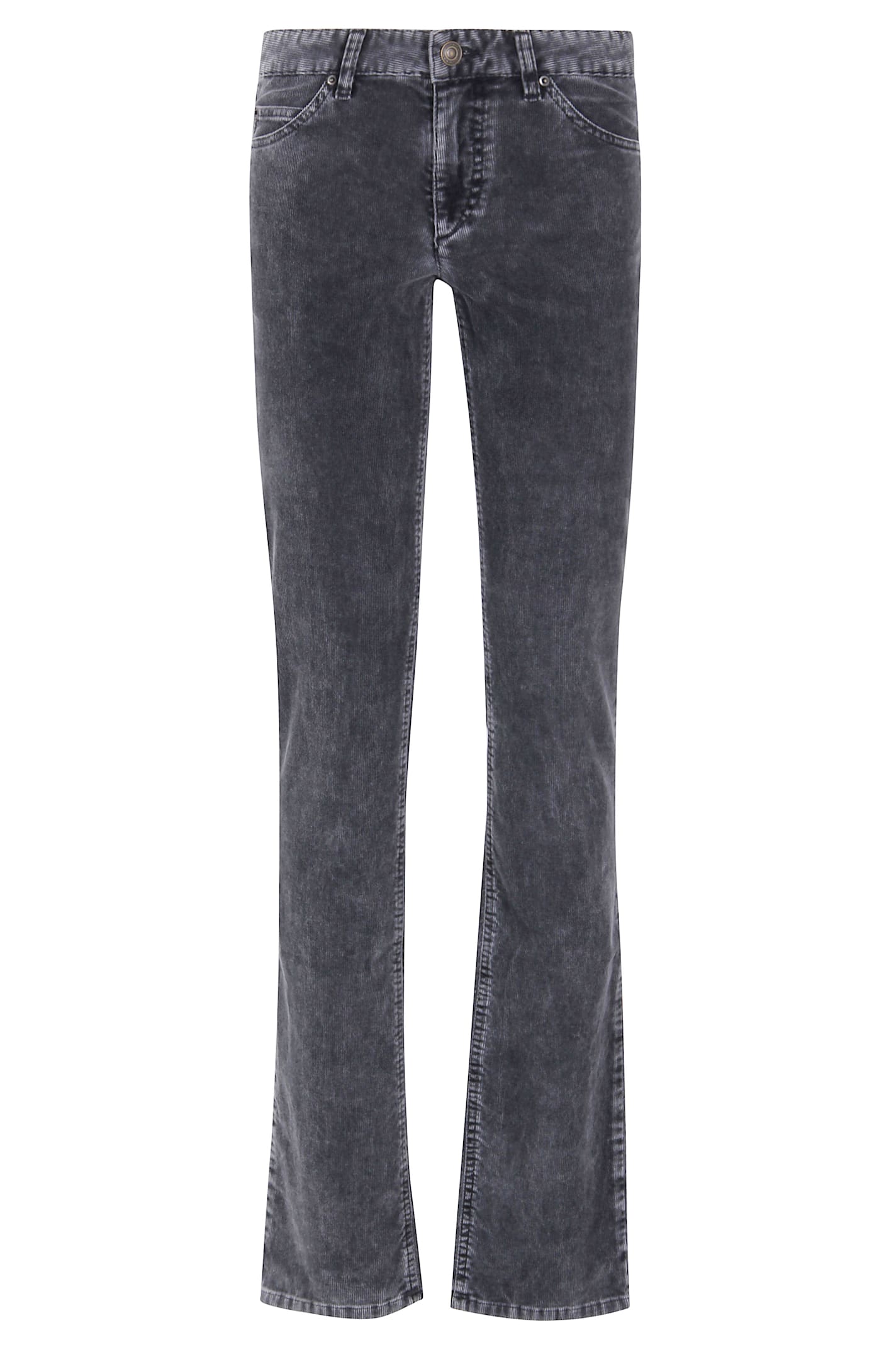 Isabel Marant Étoile Belt.loops Trousers In Gray
