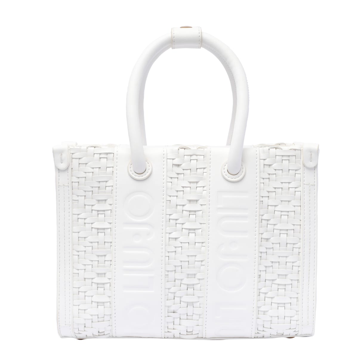 Shop Liu •jo Logo Tote Bag In White