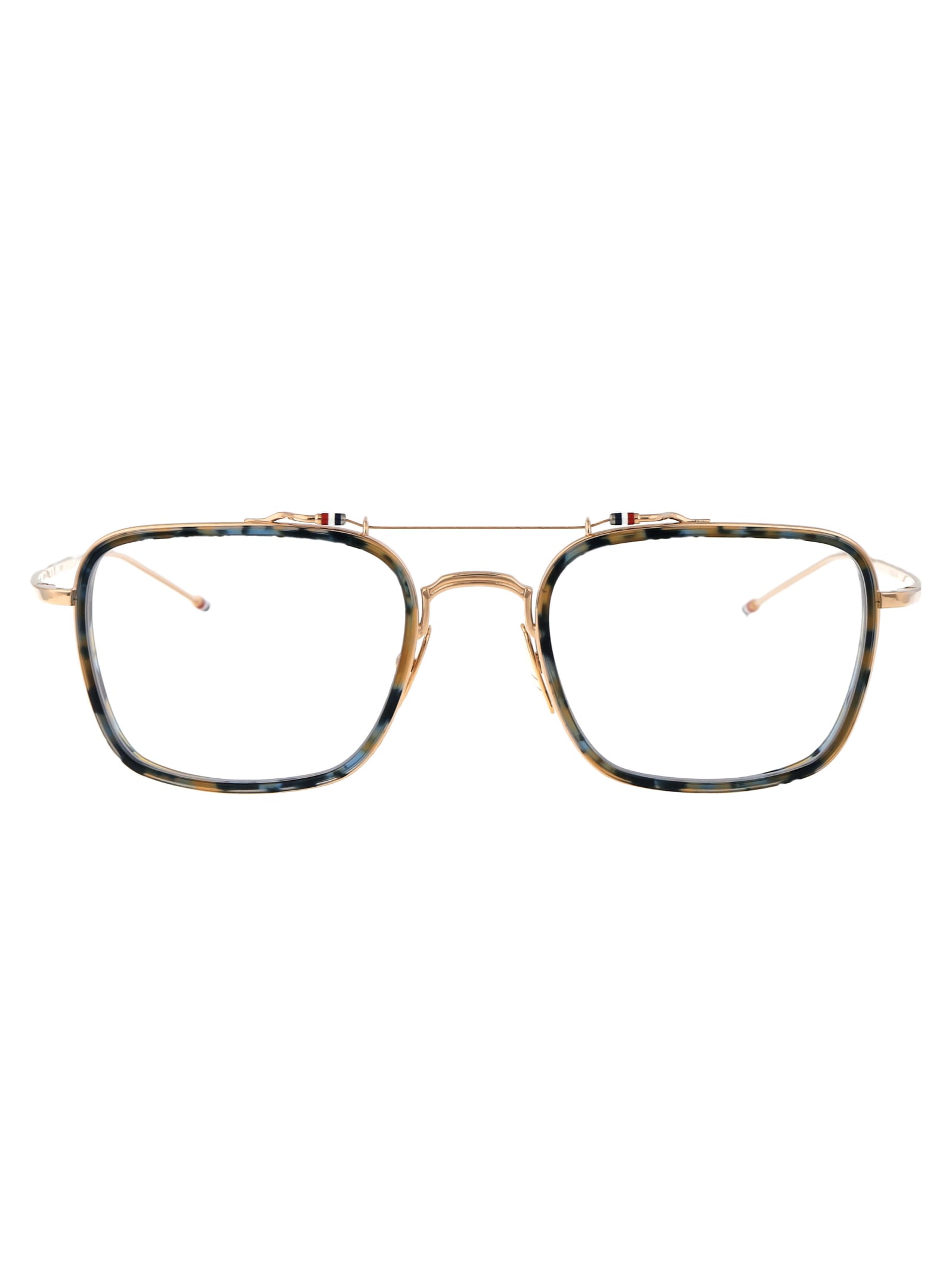 Shop Thom Browne Ueo816a-g0003-416-53 Glasses In 416 Navy
