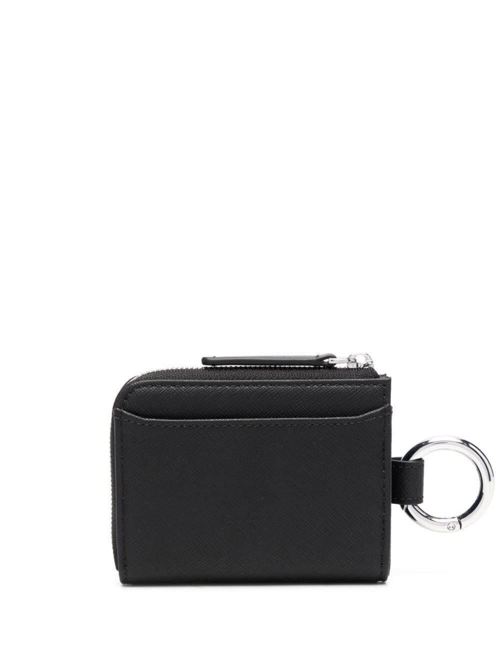 Shop Emporio Armani Man`s Compact Wallet In Black