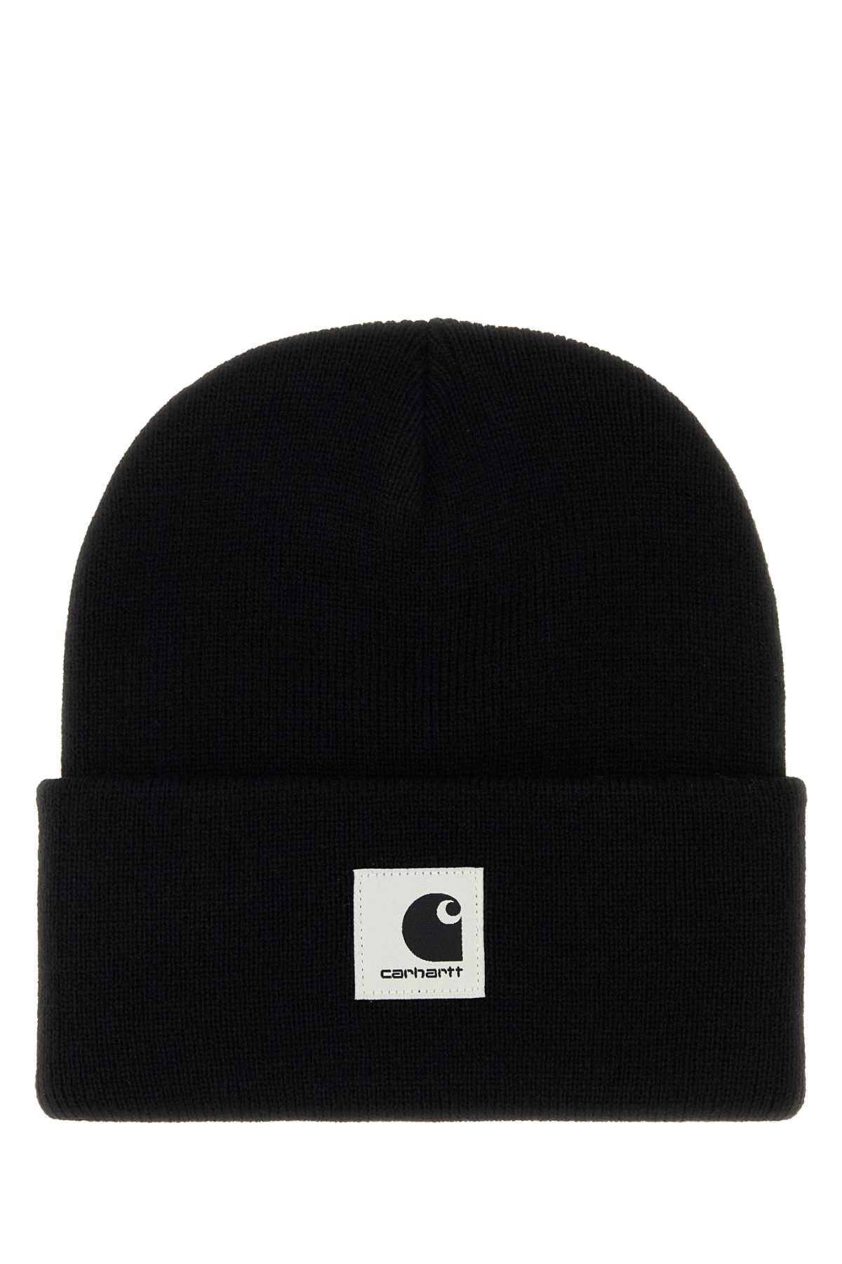 Black Acrylic W Ashley Beanie