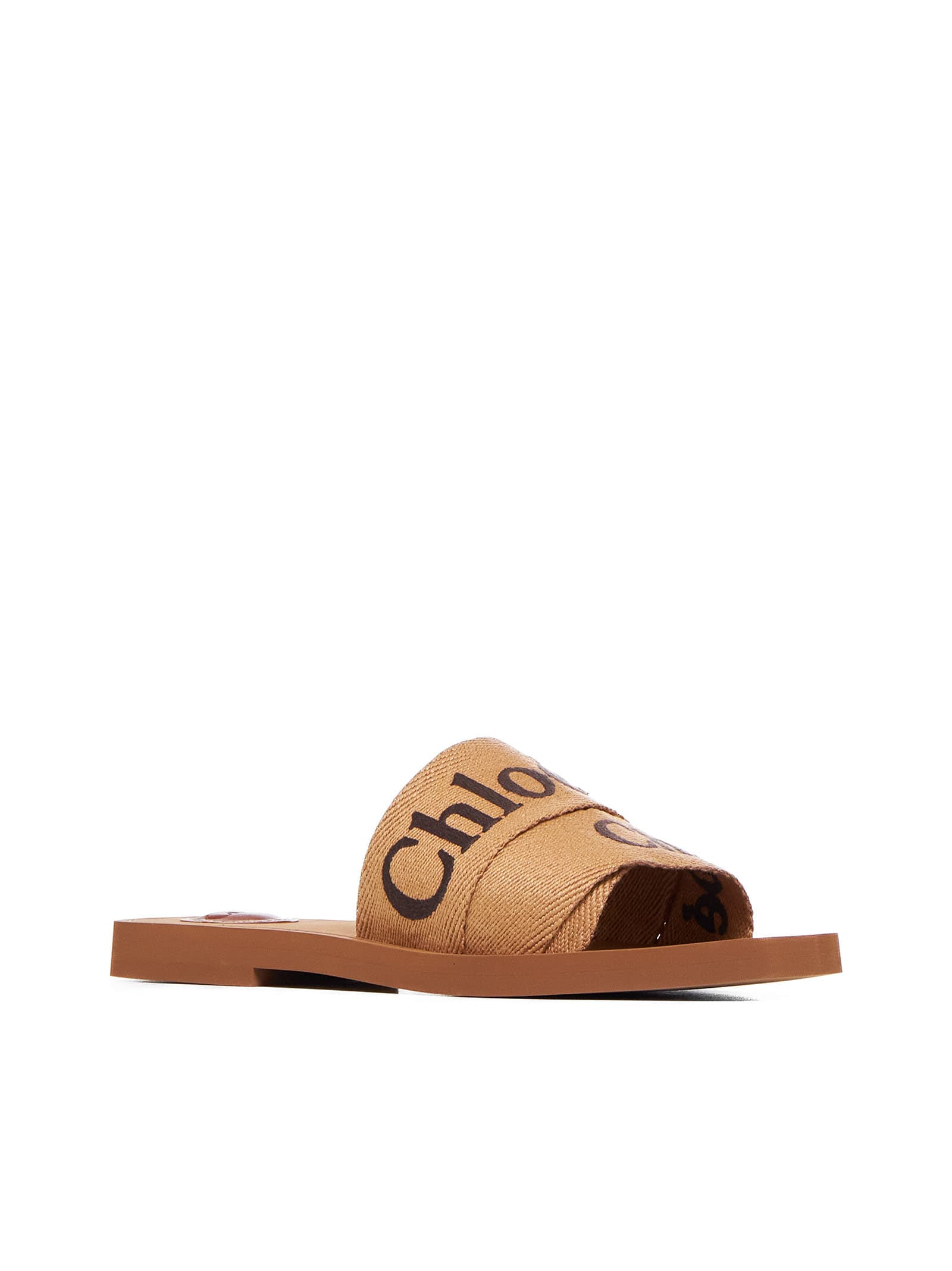 Shop Chloé Sandals In Dark Tan