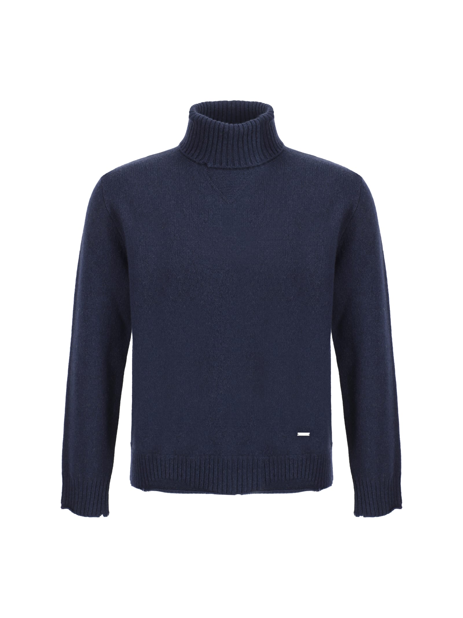 Shop Dsquared2 Turtleneck Sweater In Blue