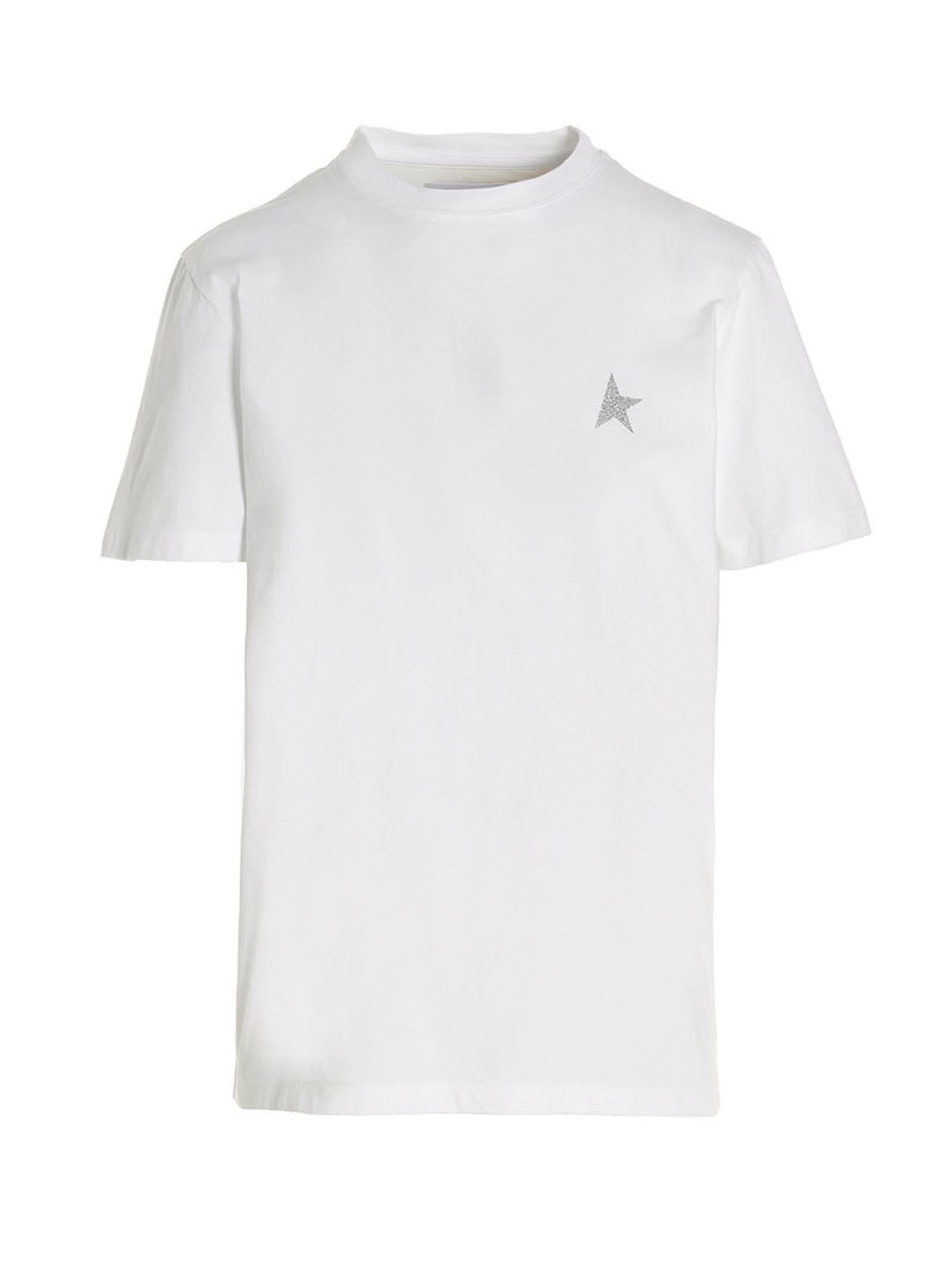 Golden Goose T-shirt Small Star In White