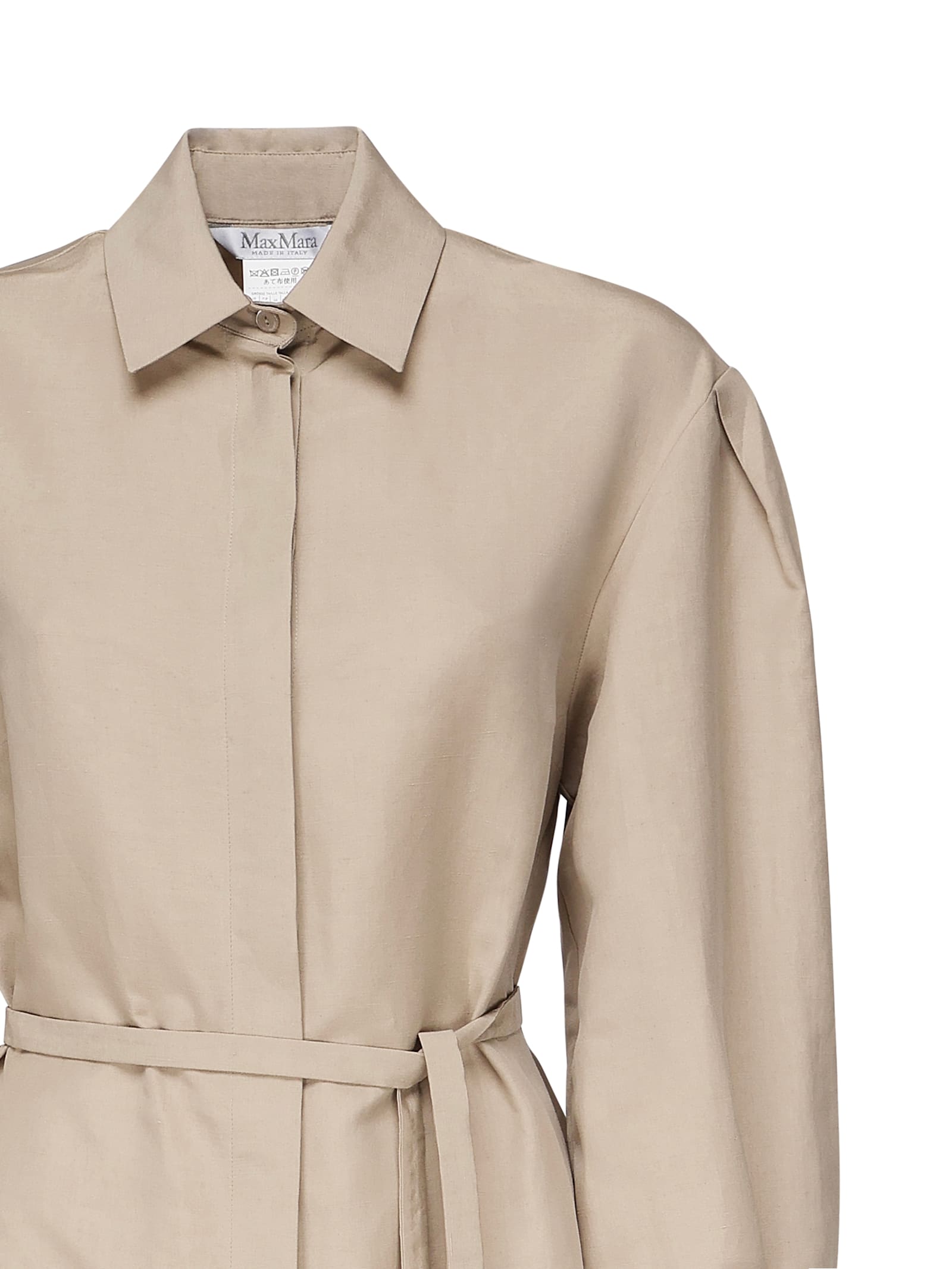 Max Mara Lapel Long Sleeve Shirt