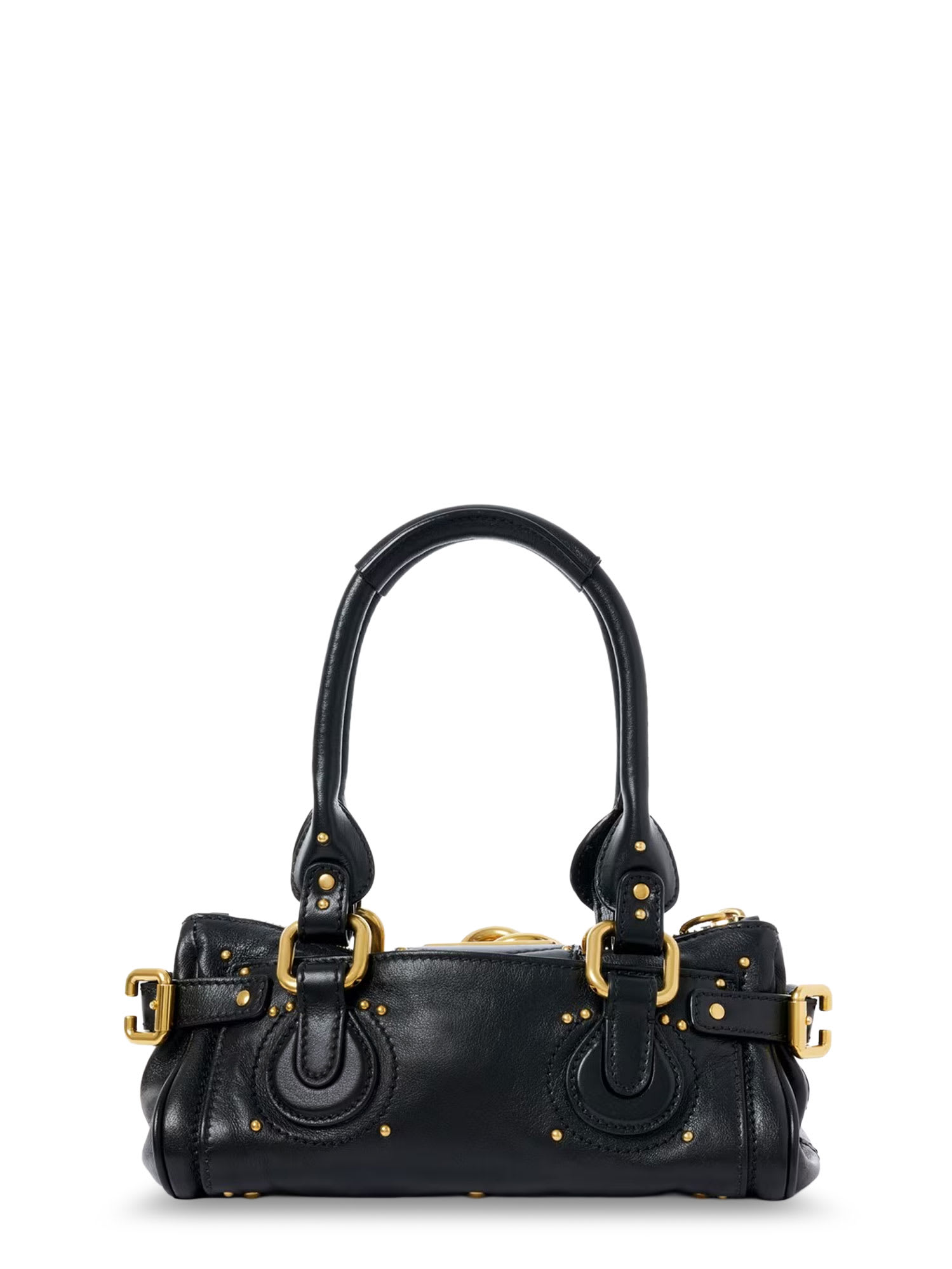 Chloé Paddington Small Leather Handbag In Black
