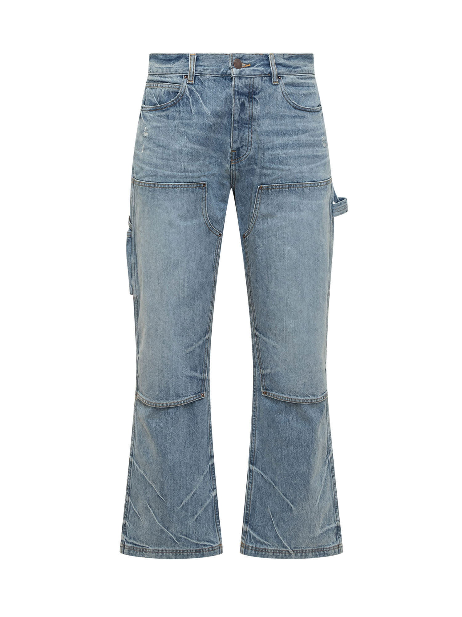 Shop Amiri Carpenter Jeans In Perfect Indigo