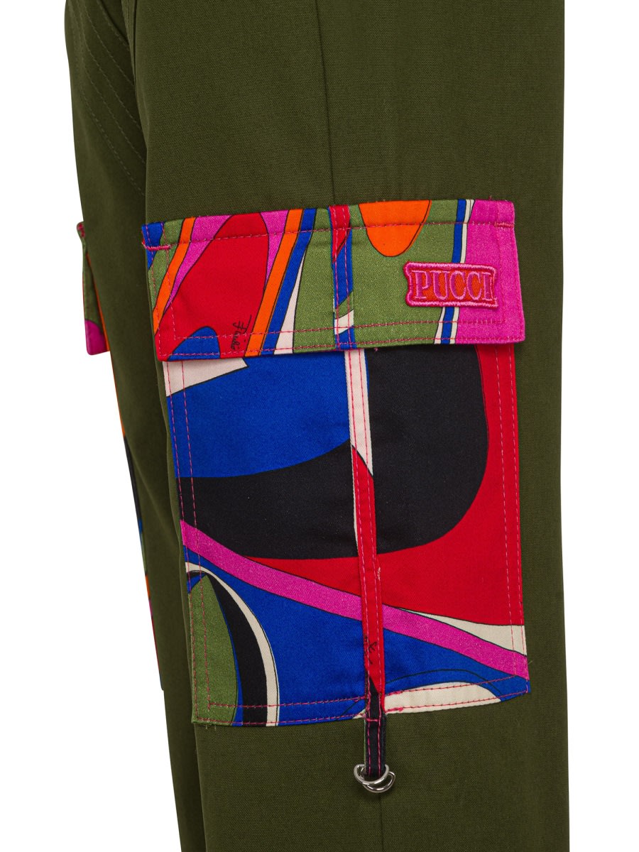 Pucci Trousers In Green