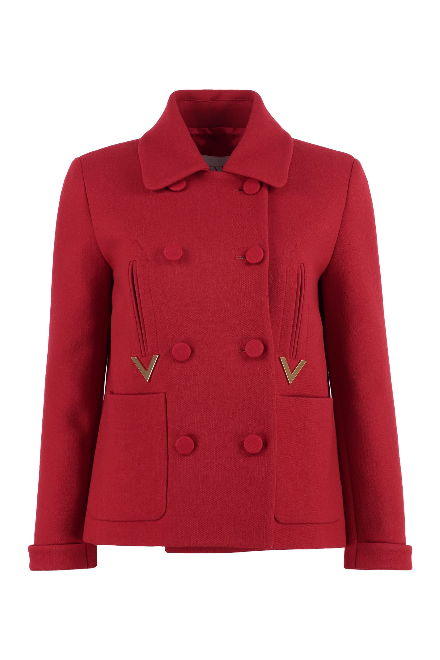 VALENTINO DOUBLE-BREASTED WOOL JACKET
