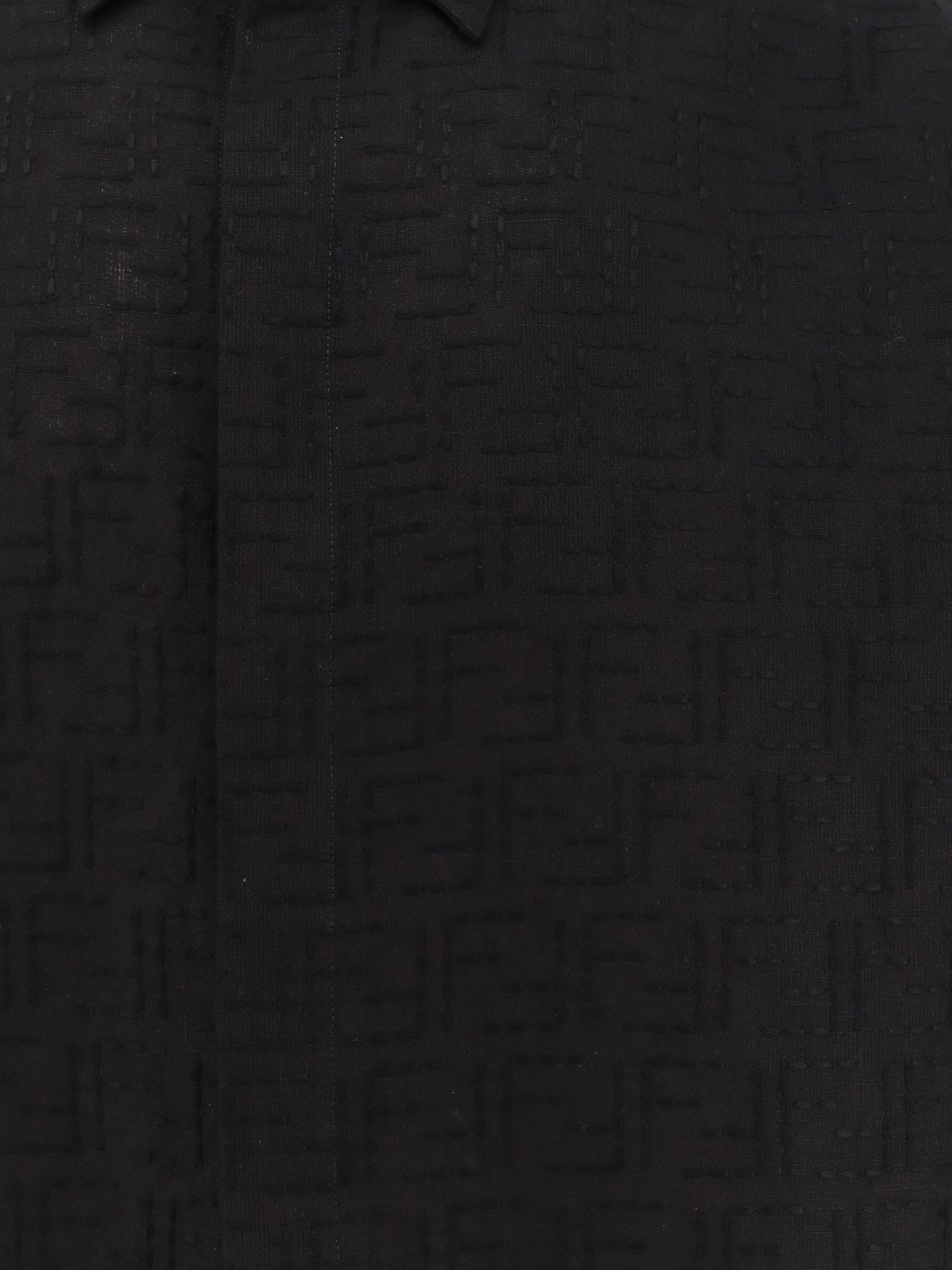 Fendi Ff Shirt In Black