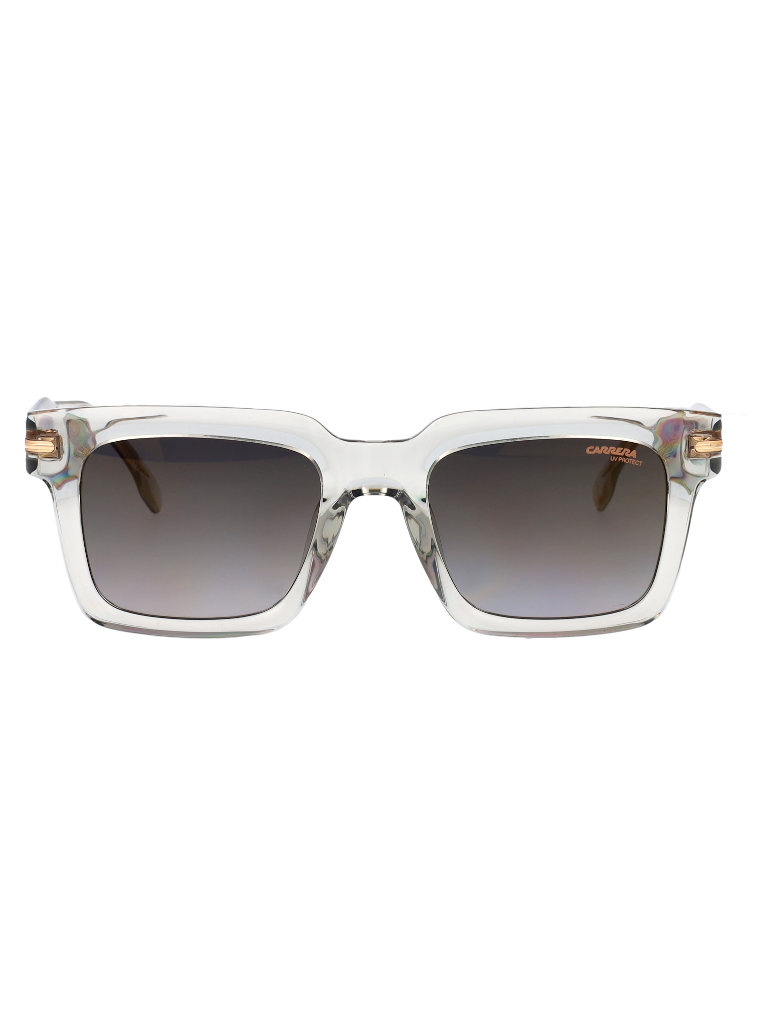Carrera Grey Acetate Sunglasses In Metallic
