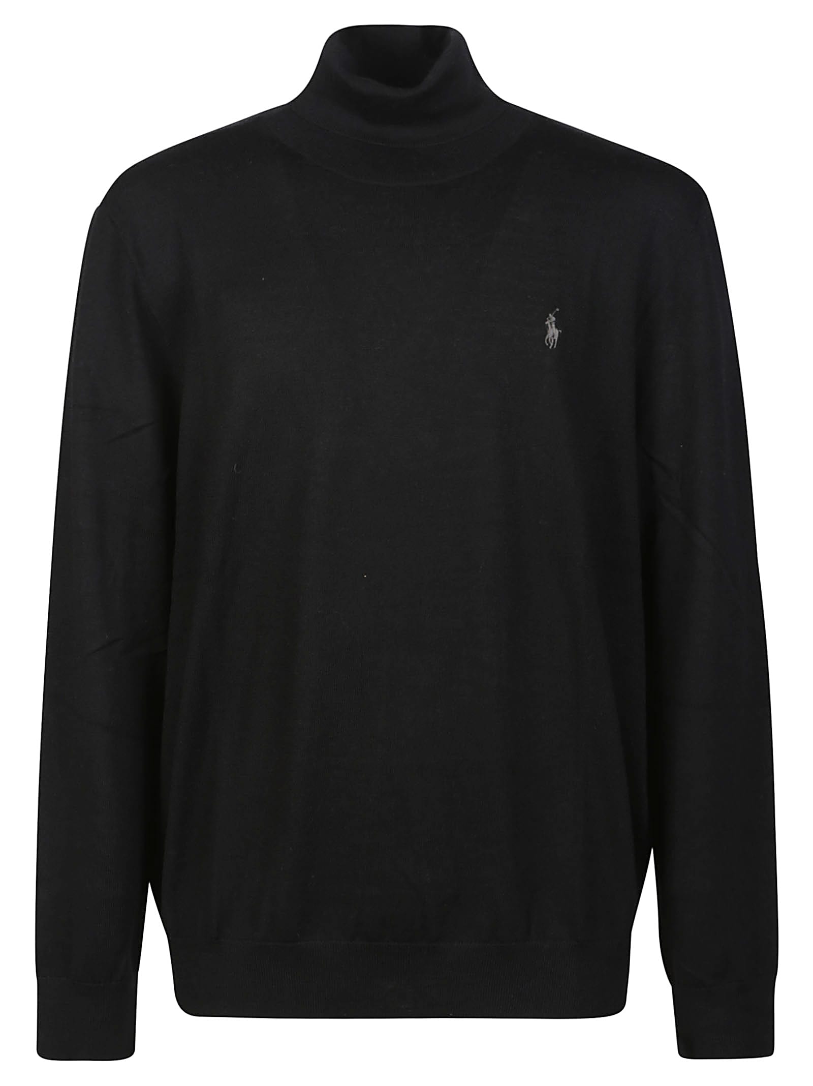 Polo Ralph Lauren Turtle Neck Sweater In Gold