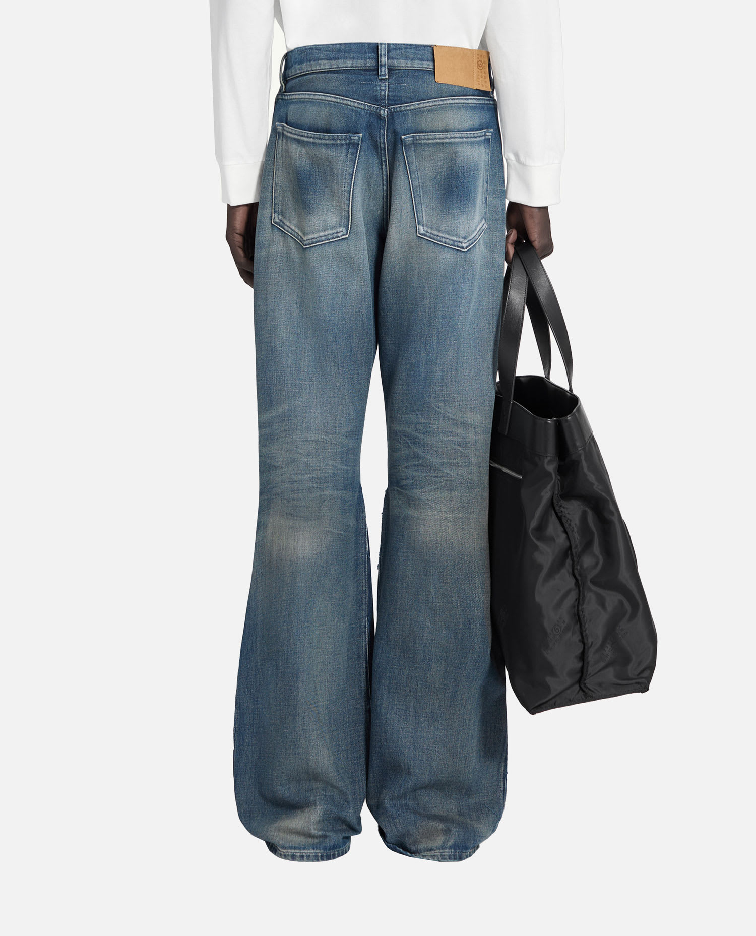 Mm6 Maison Margiela Pants 5 Pockets In Blue