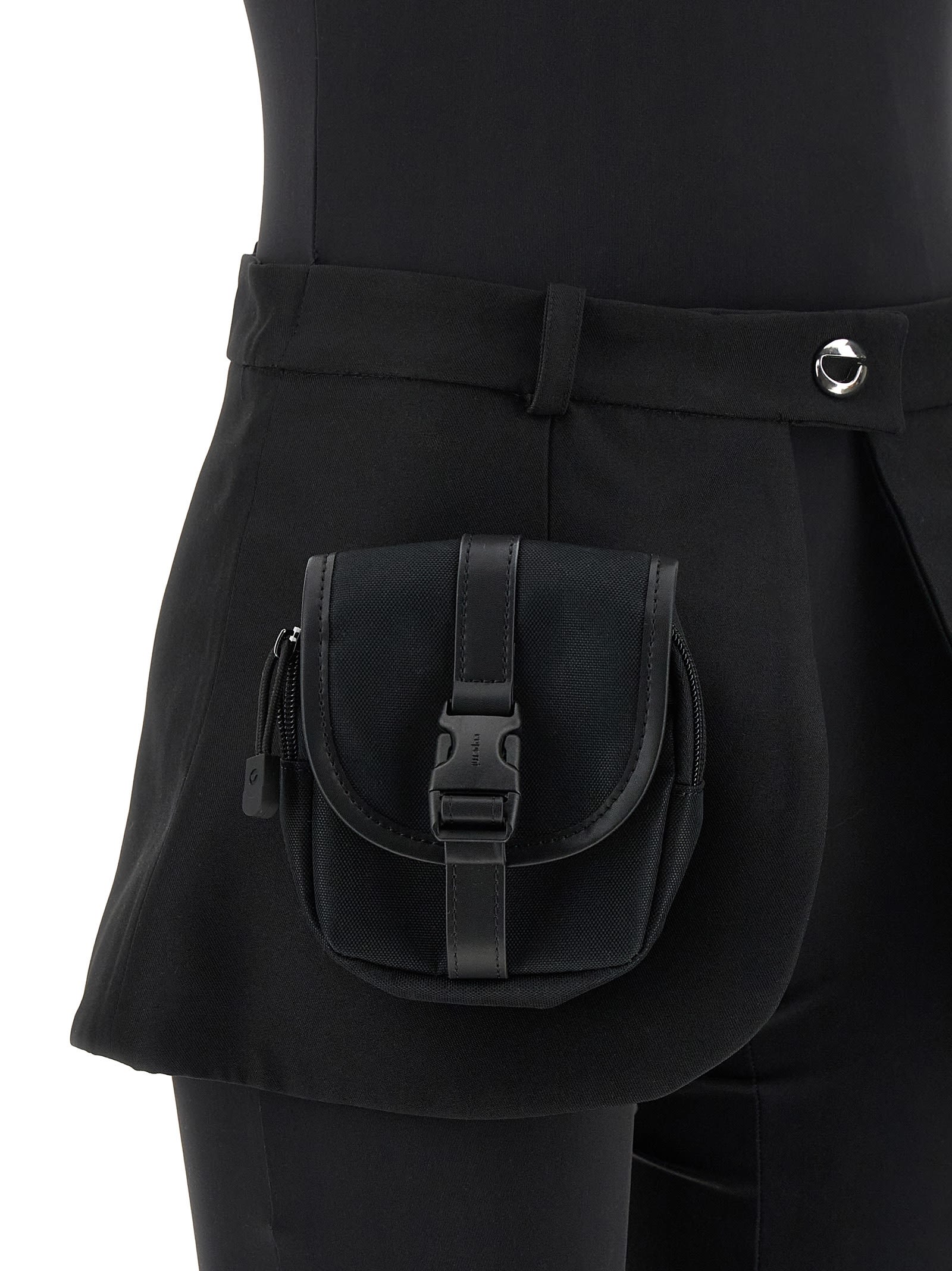 Coperni Synthetic Fabric Tracksuit With Utility Belt In Black