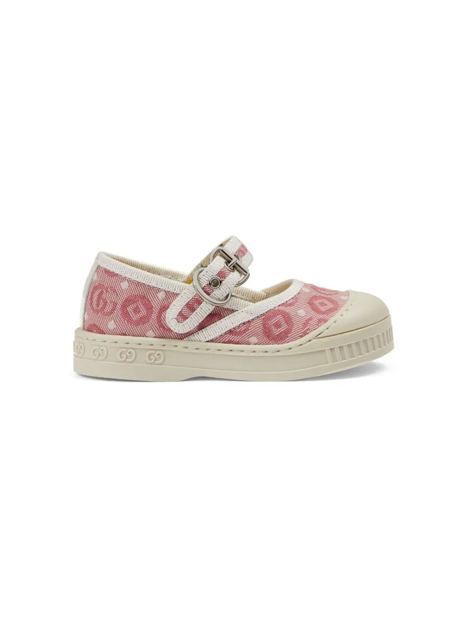 GUCCI TODDLER DOUBLE G BALLET FLAT