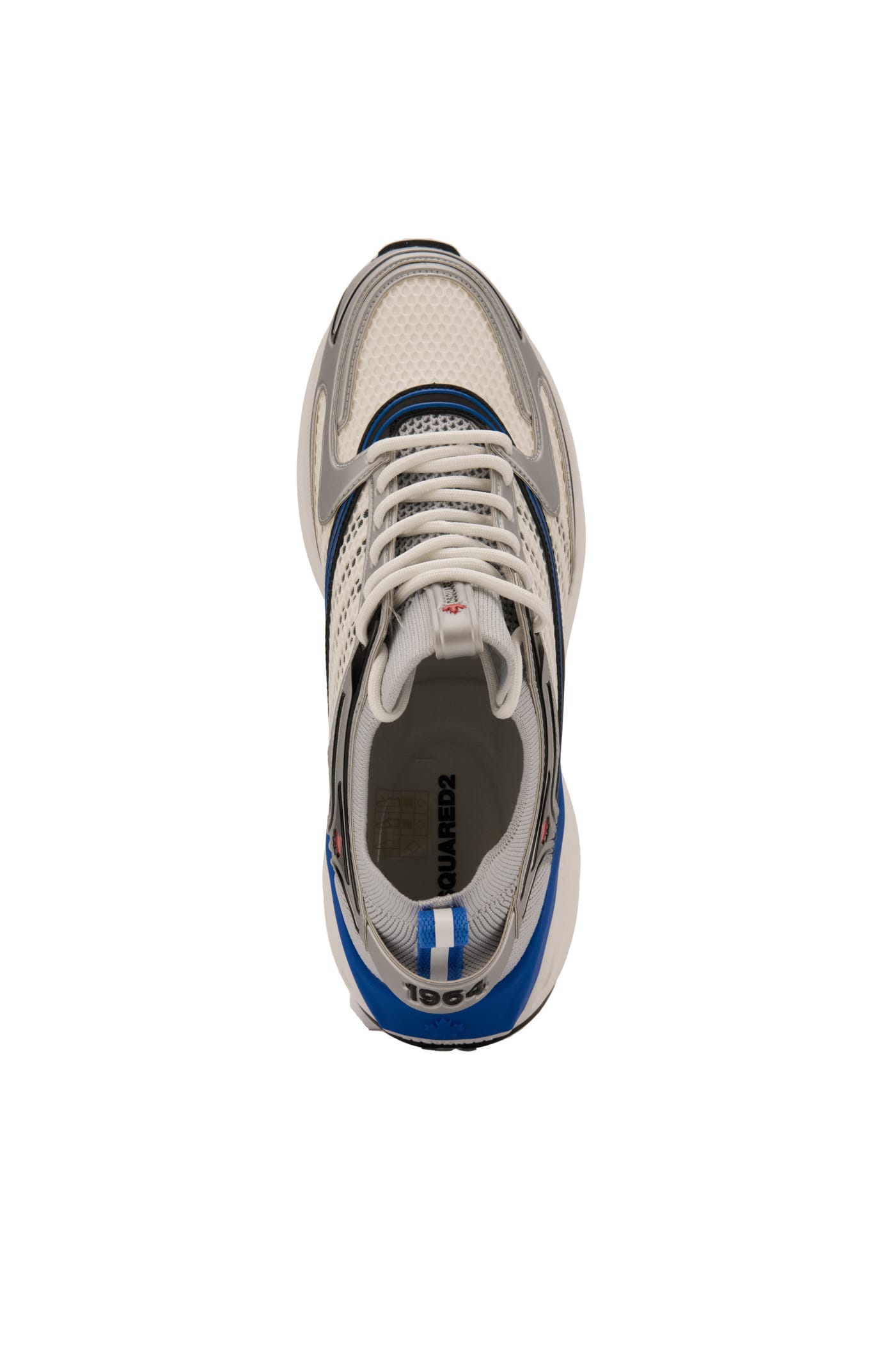 Shop Dsquared2 X Dash Sneakers In Argento