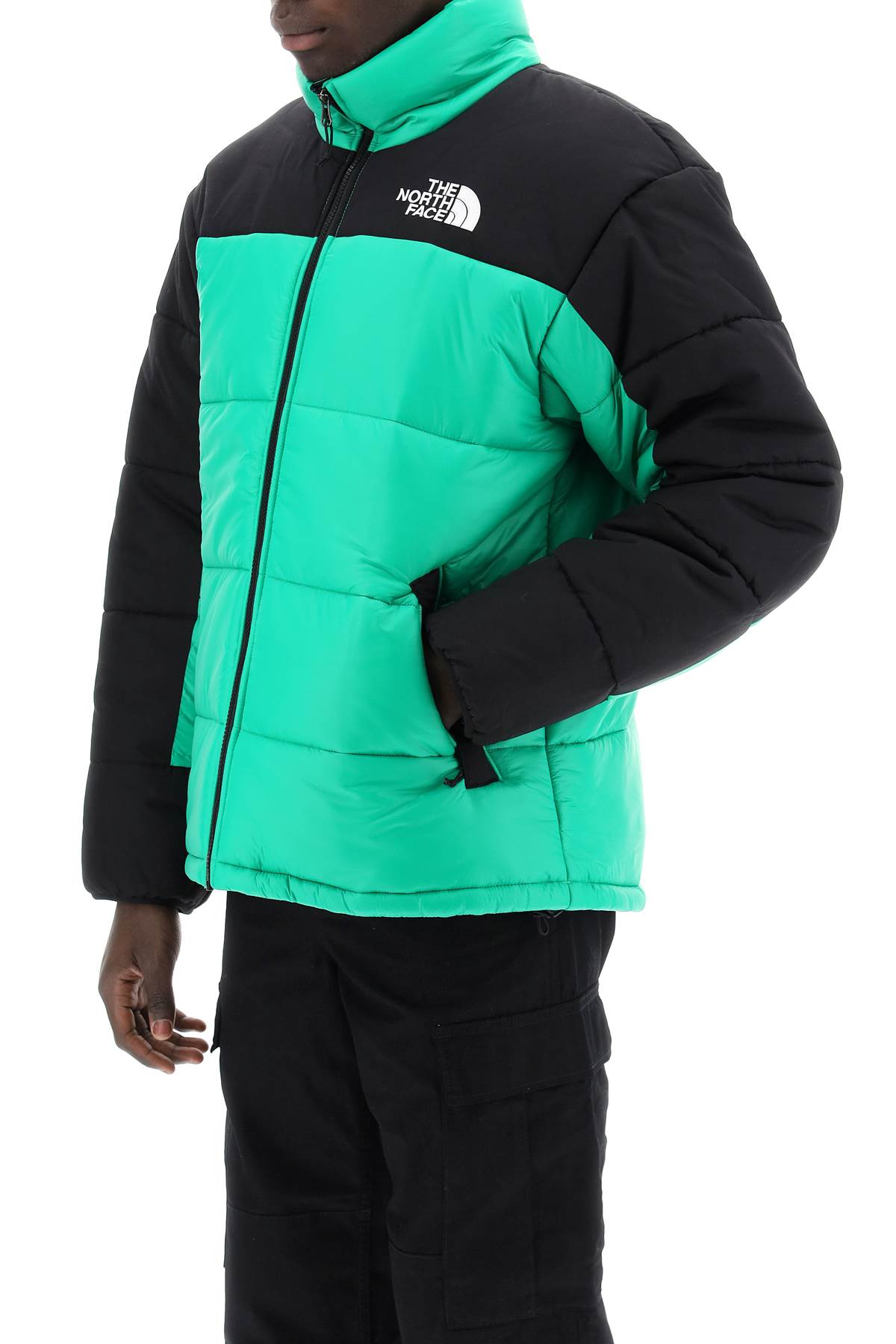 Shop The North Face Himalayan Jacket In Optic Emerald (black)