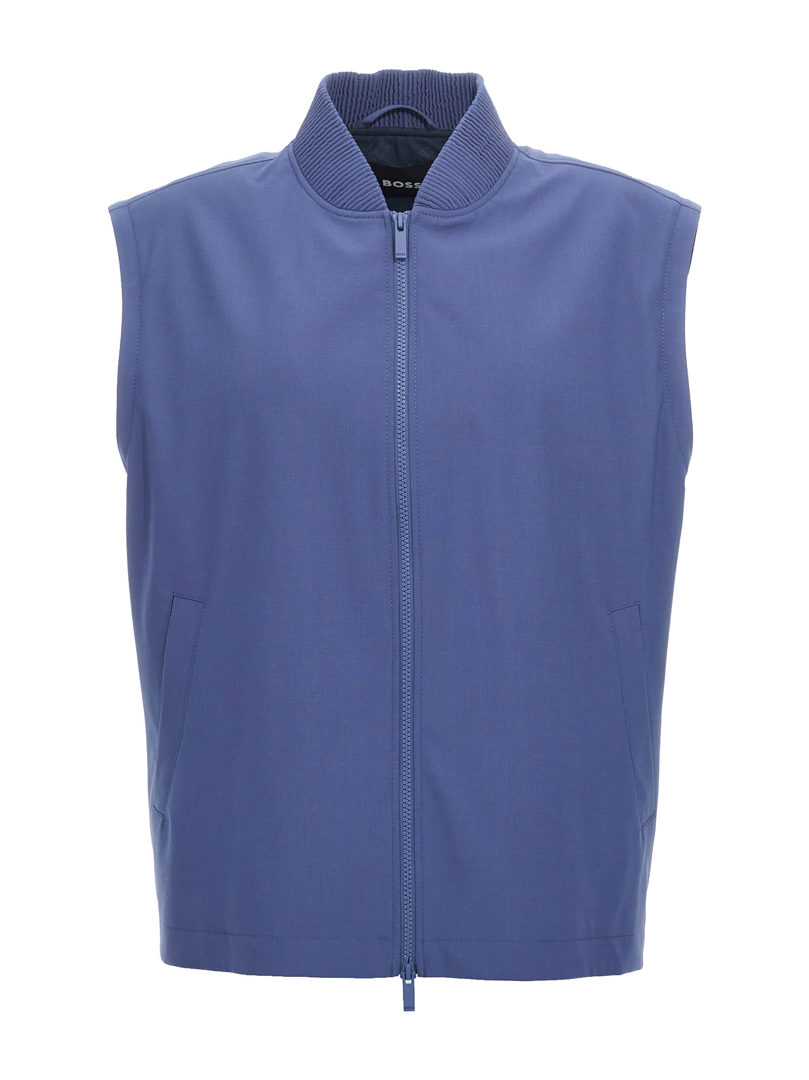 Hugo Boss Light Blue Hanry Pad Jacket In Light Blue