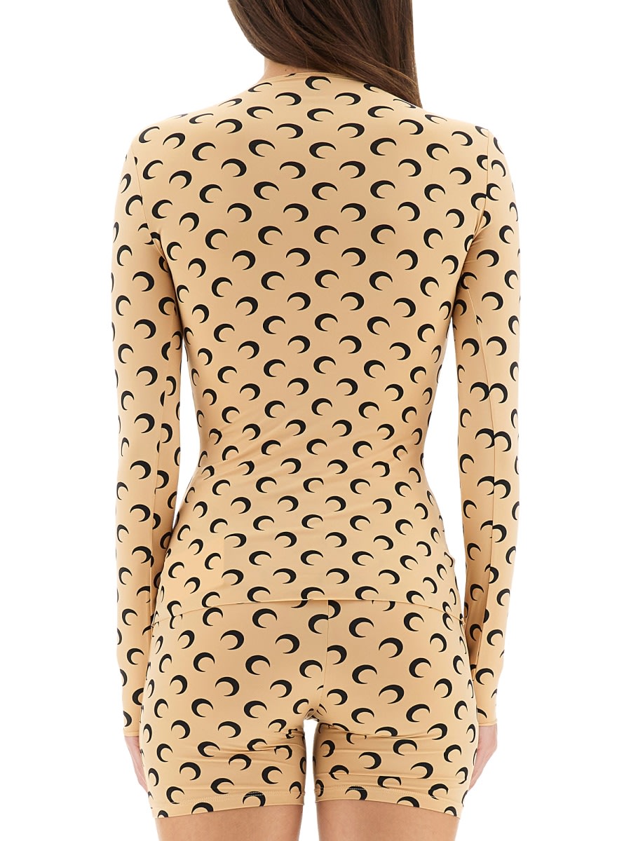 Marine Serre Moon Suit In Neutral