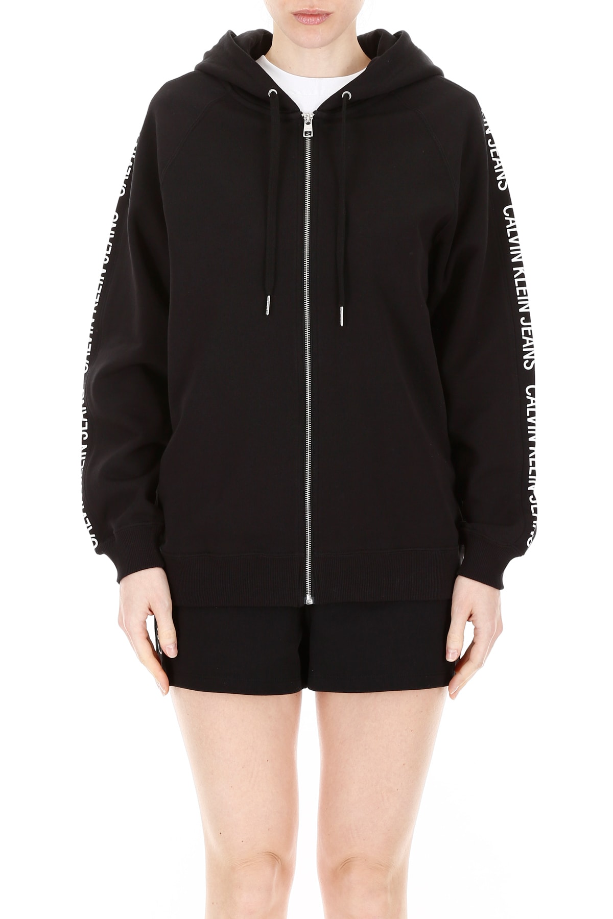 calvin klein jeans hoodie black