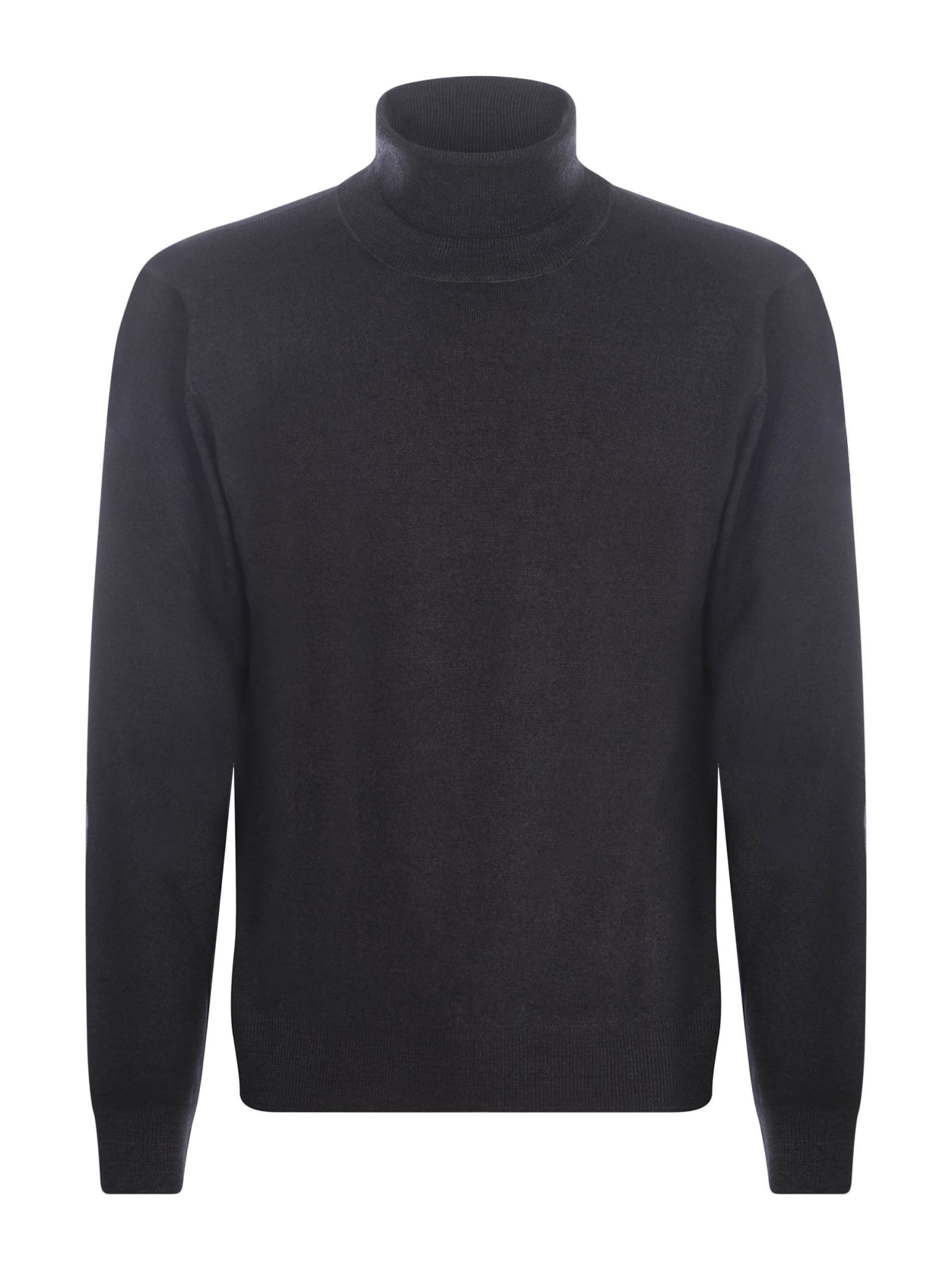 Tagliatore Turtleneck In Virgin Wool In Grey