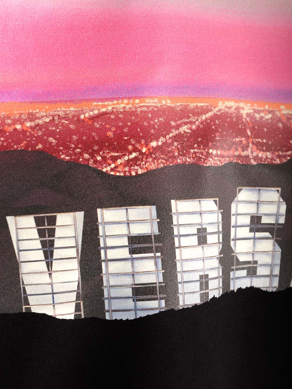 Shop Versace Hills T-shirt In Nero+stampa
