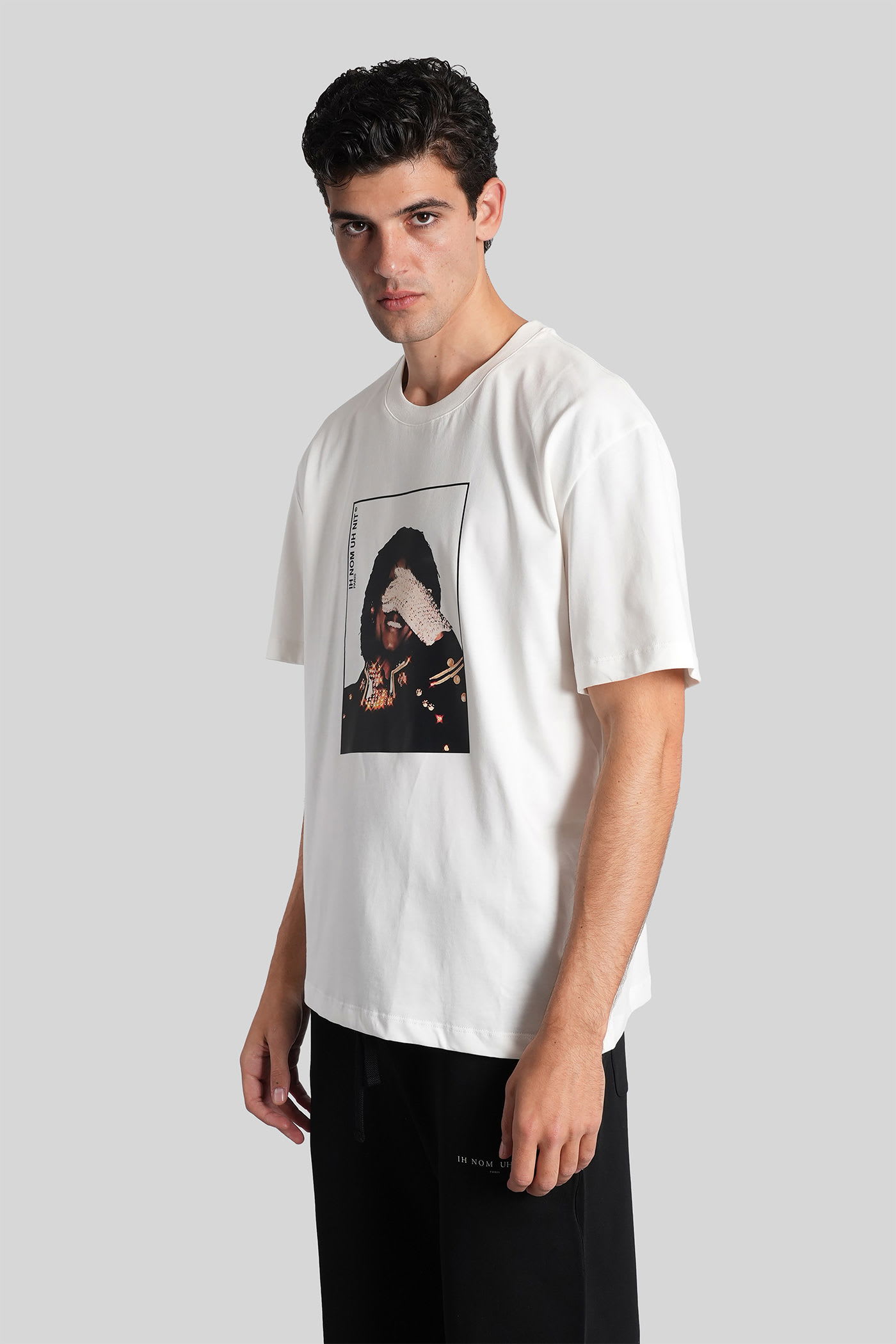 Ih Nom Uh Nit T-shirt In White Cotton In White