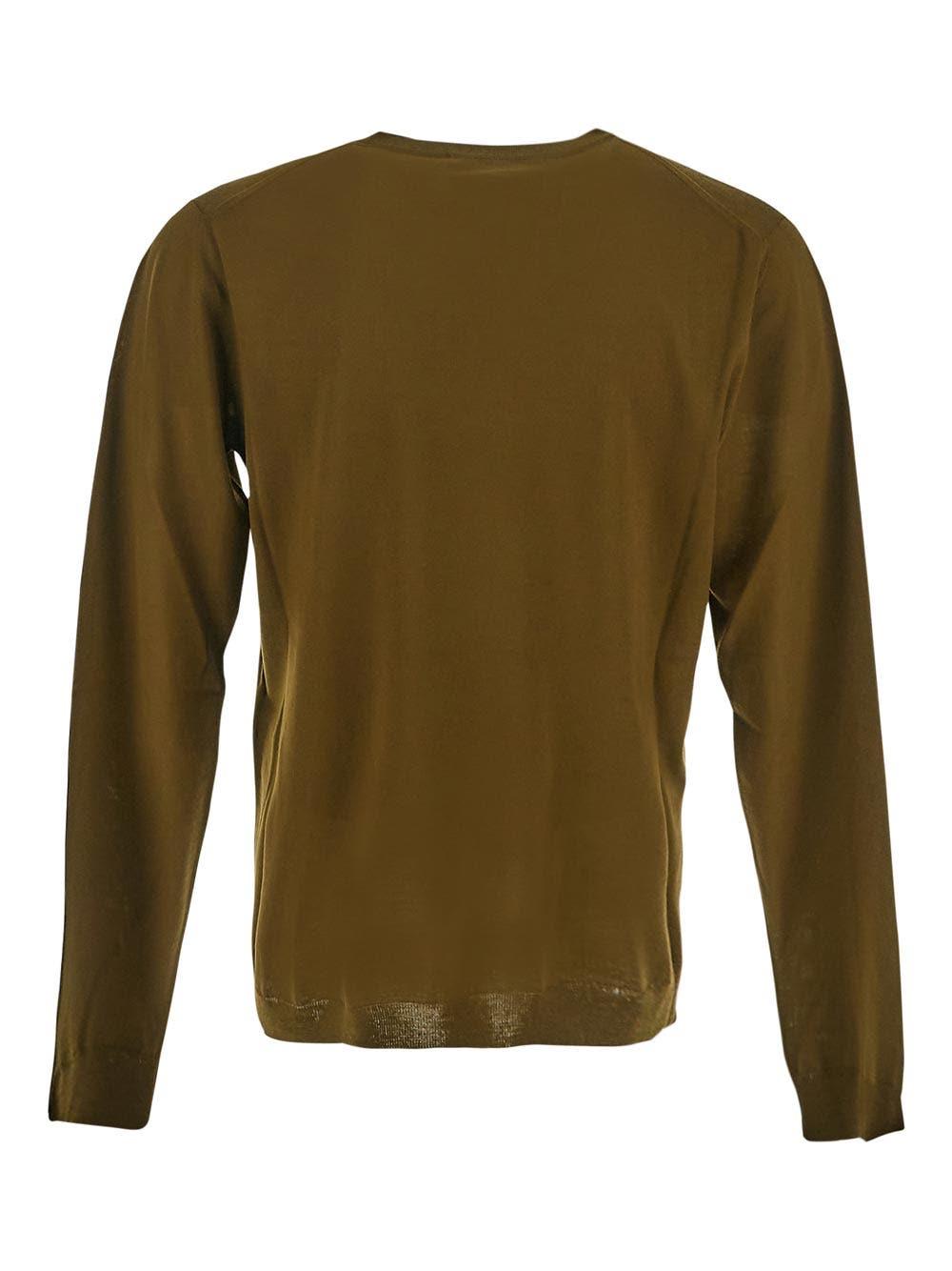 Gucci Men's Wool Jersey In Military Green