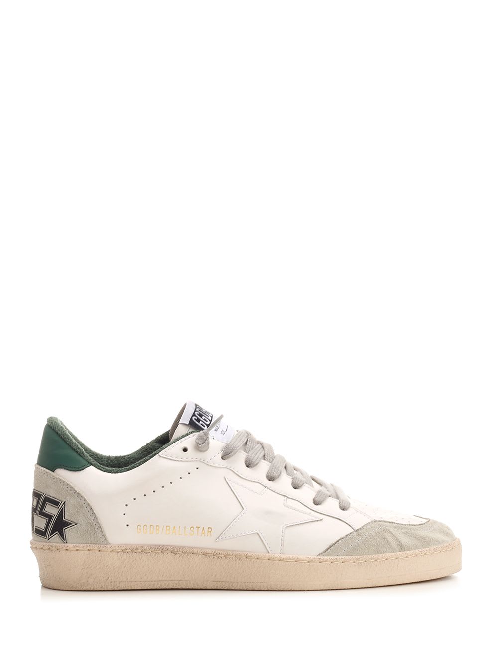 Shop Golden Goose Ball Star Sneakers In Green