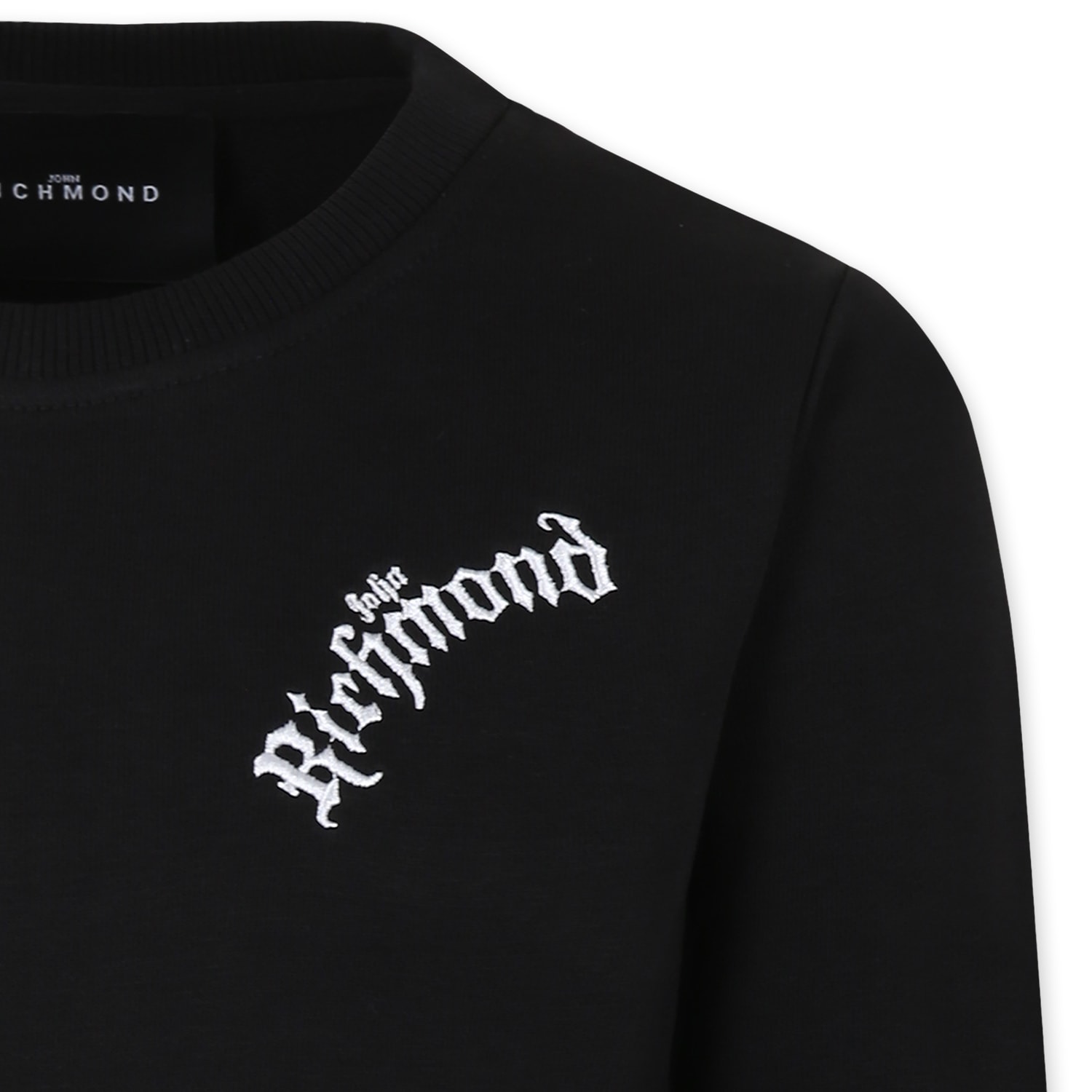 Richmond Black Sweatshirt For Boy In Black