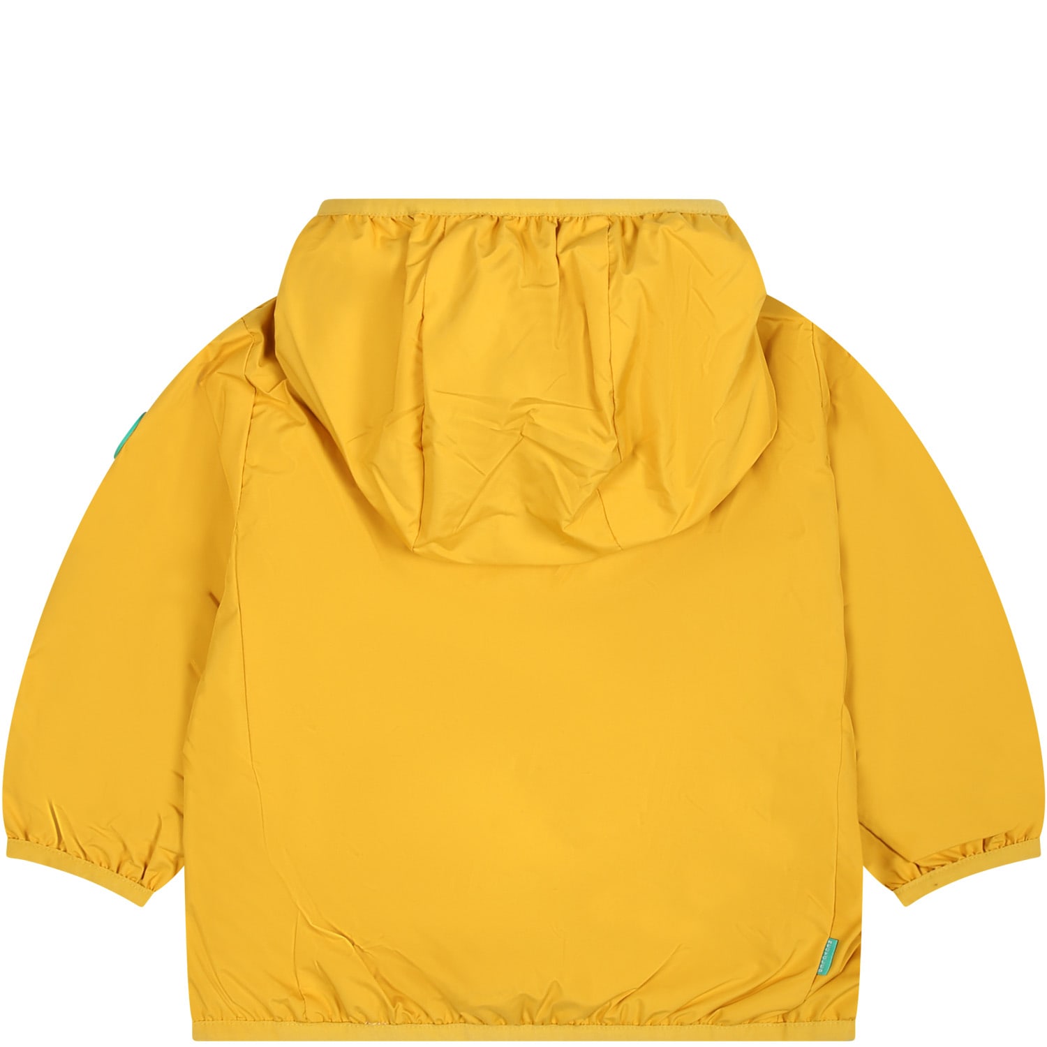 Shop Save The Duck Yellow Coco Windbreaker For Kids With Logo