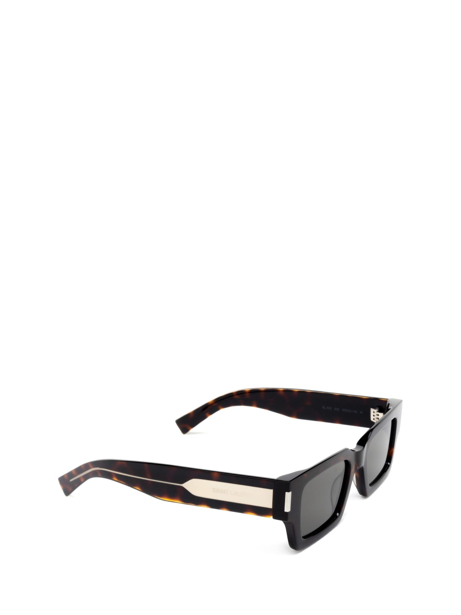 Shop Saint Laurent Sl 572 Havana Sunglasses