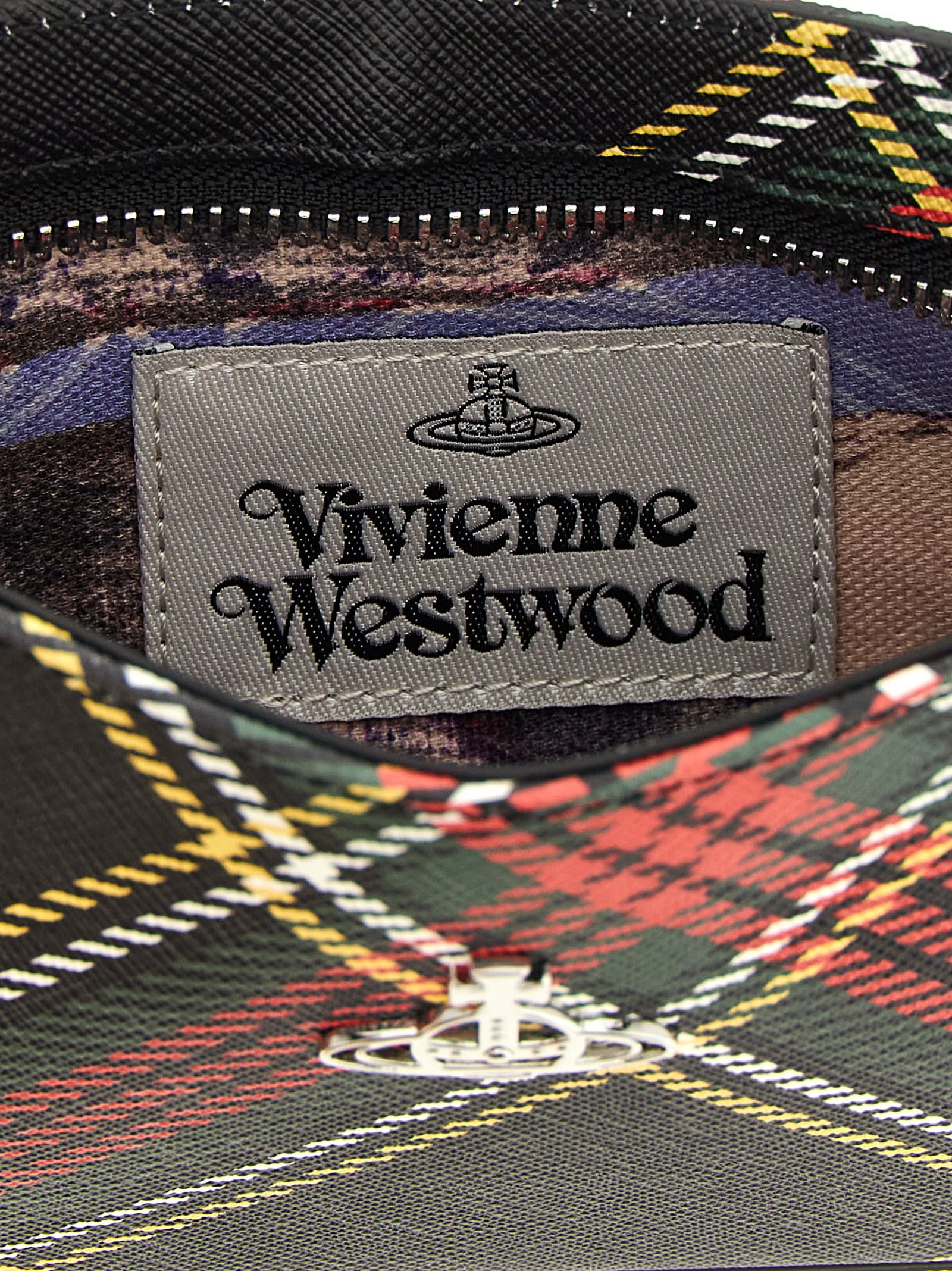 Vivienne Westwood Mens Chelsea Tartan Tasha Faux-leather Shoulder Bag In Multi