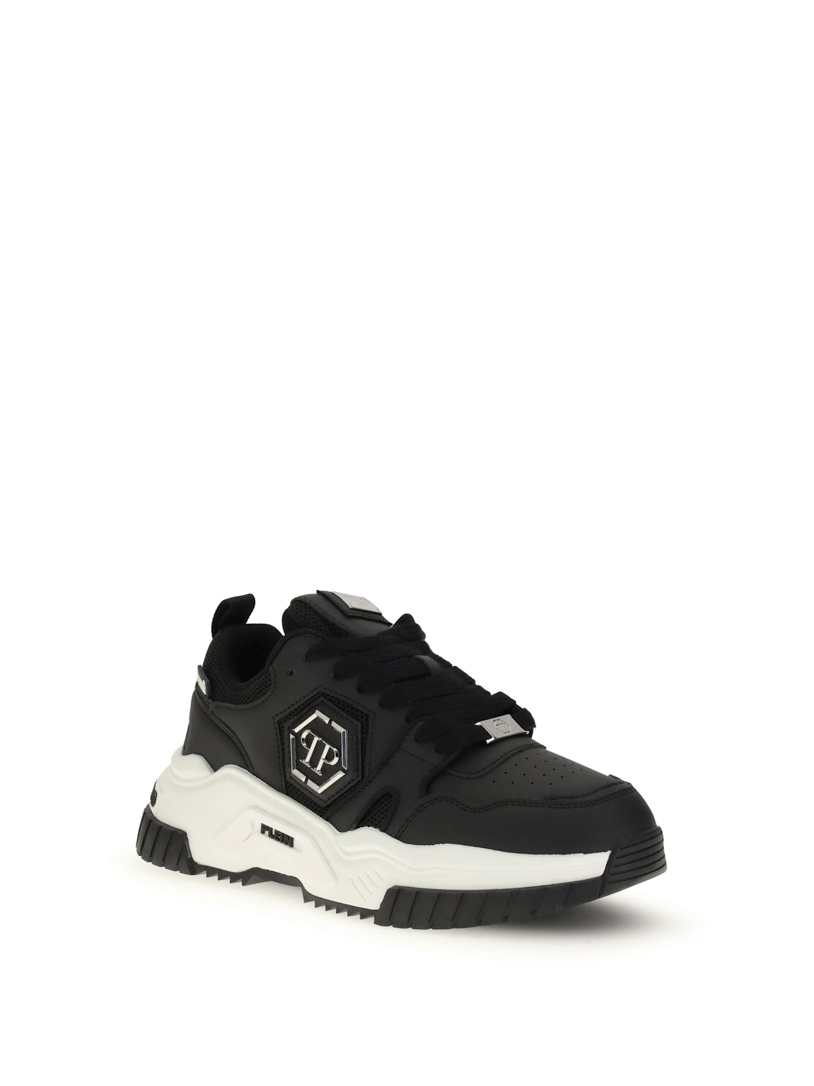 Philipp Plein Hexangon New Predator Sneakers In Black