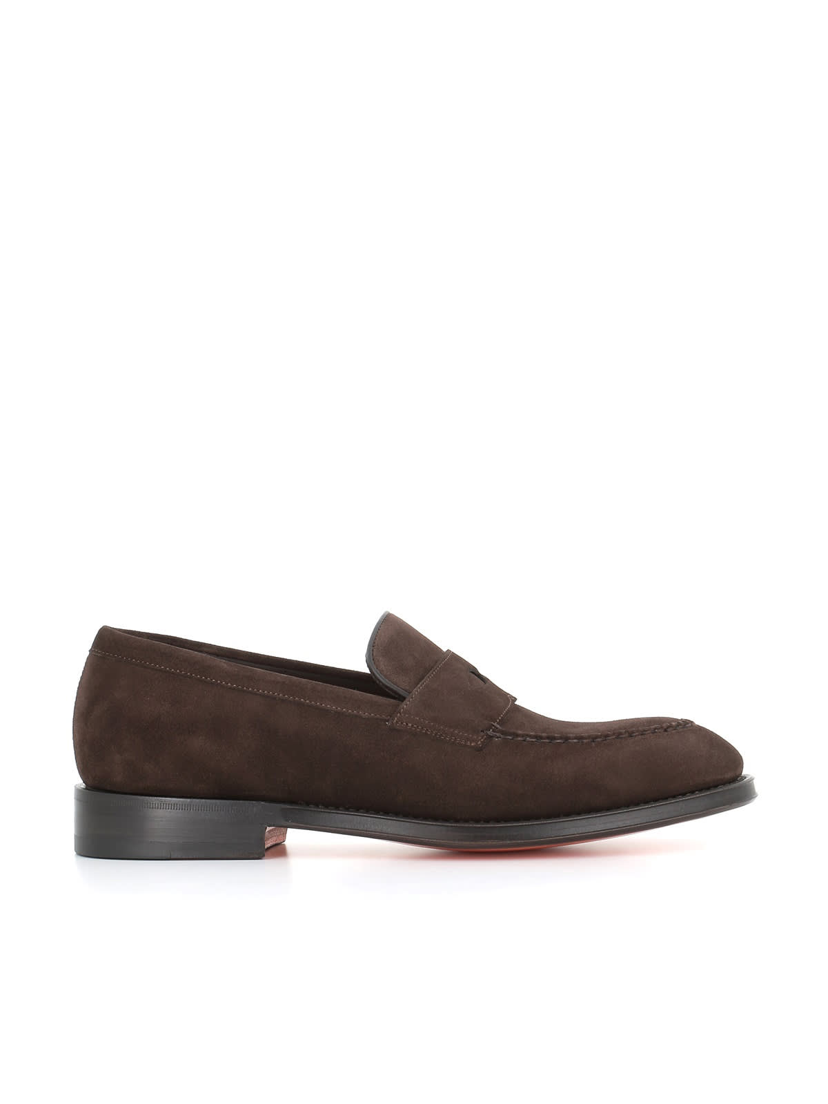 Shop Santoni Laofer Jenkins In Brown