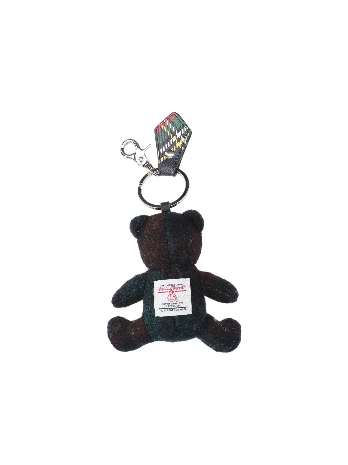 Vivienne Westwood Teddy Bear Keyring In Black