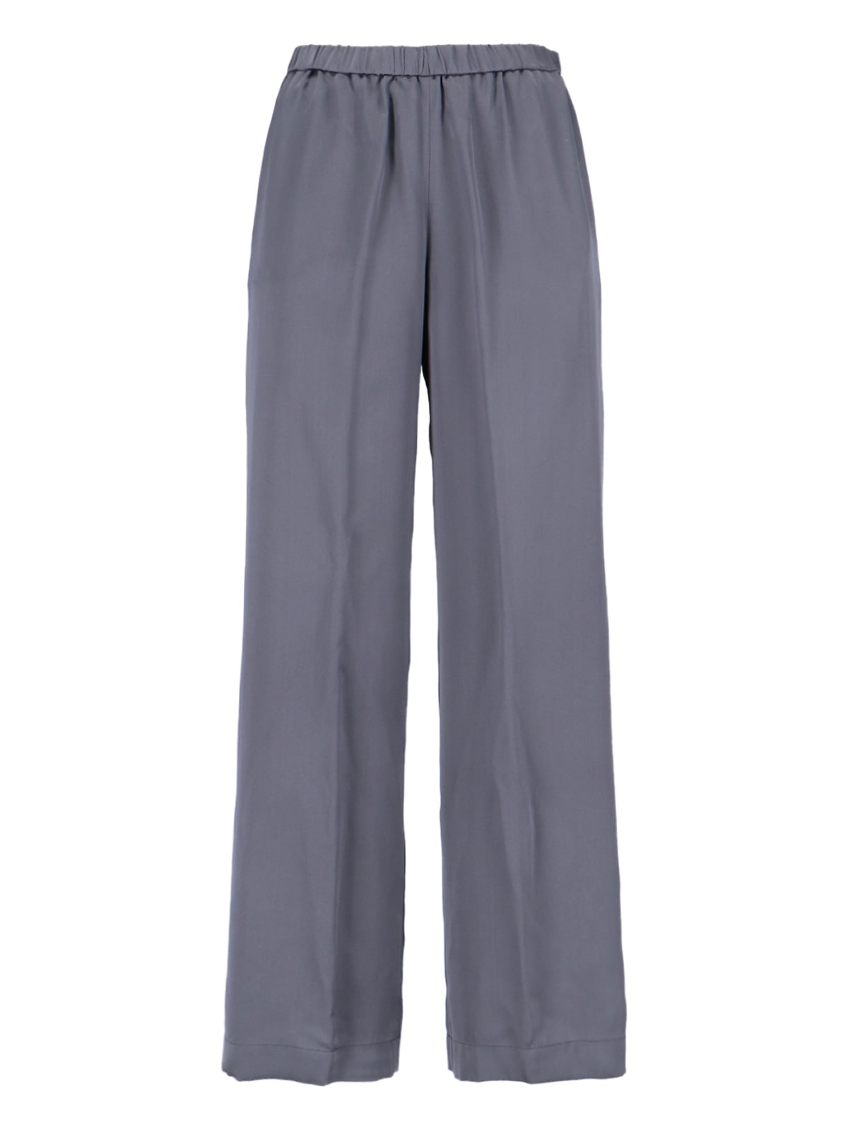 Aspesi Elasticated Trousers In Gray