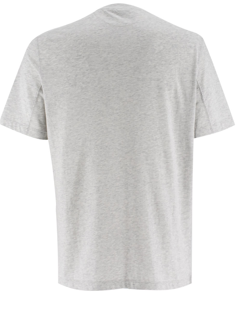 Shop Brunello Cucinelli T-shirt In Perla+grigio+grigio Scuro+cobalto