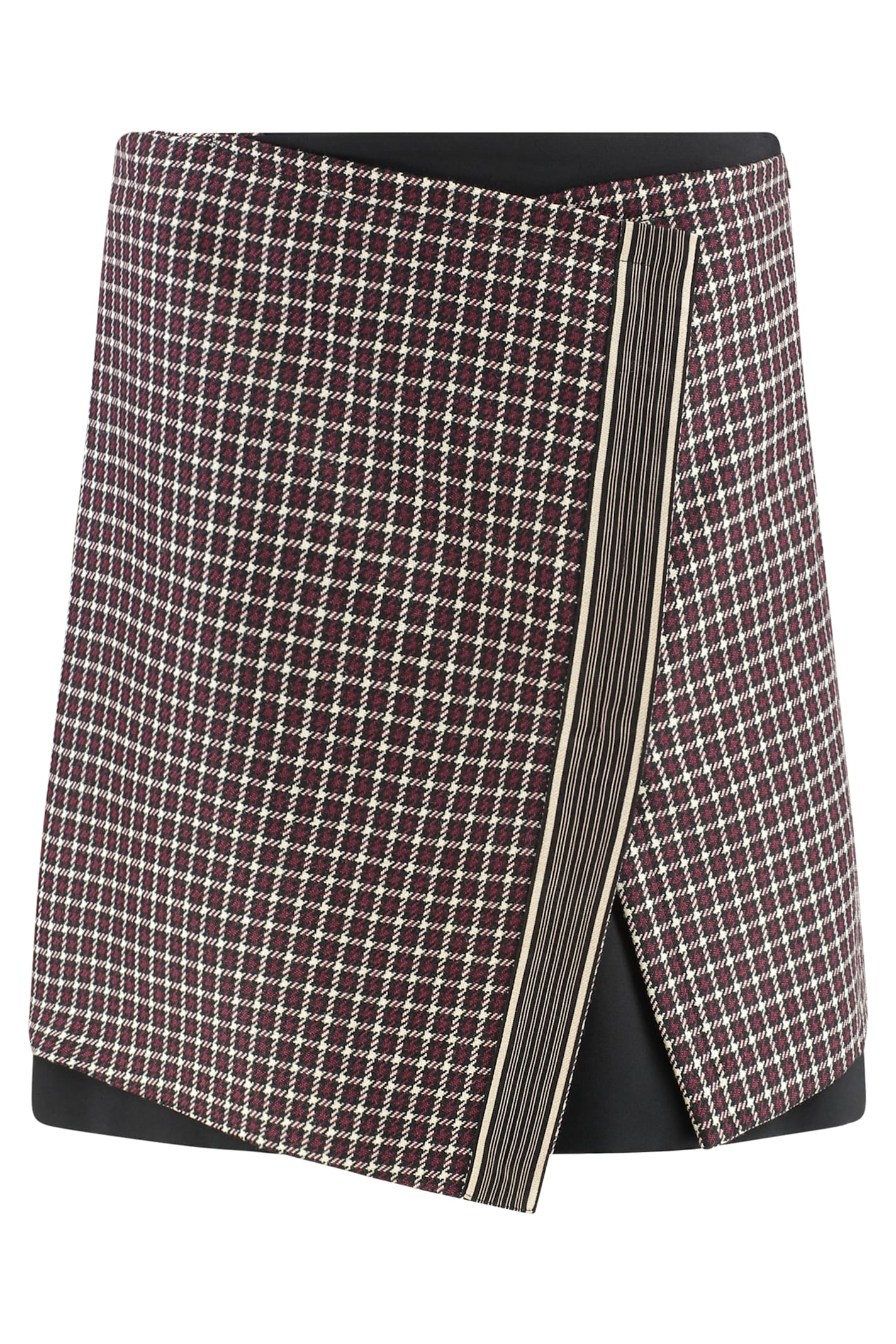 Etro Wool Mini Skirt In Multi