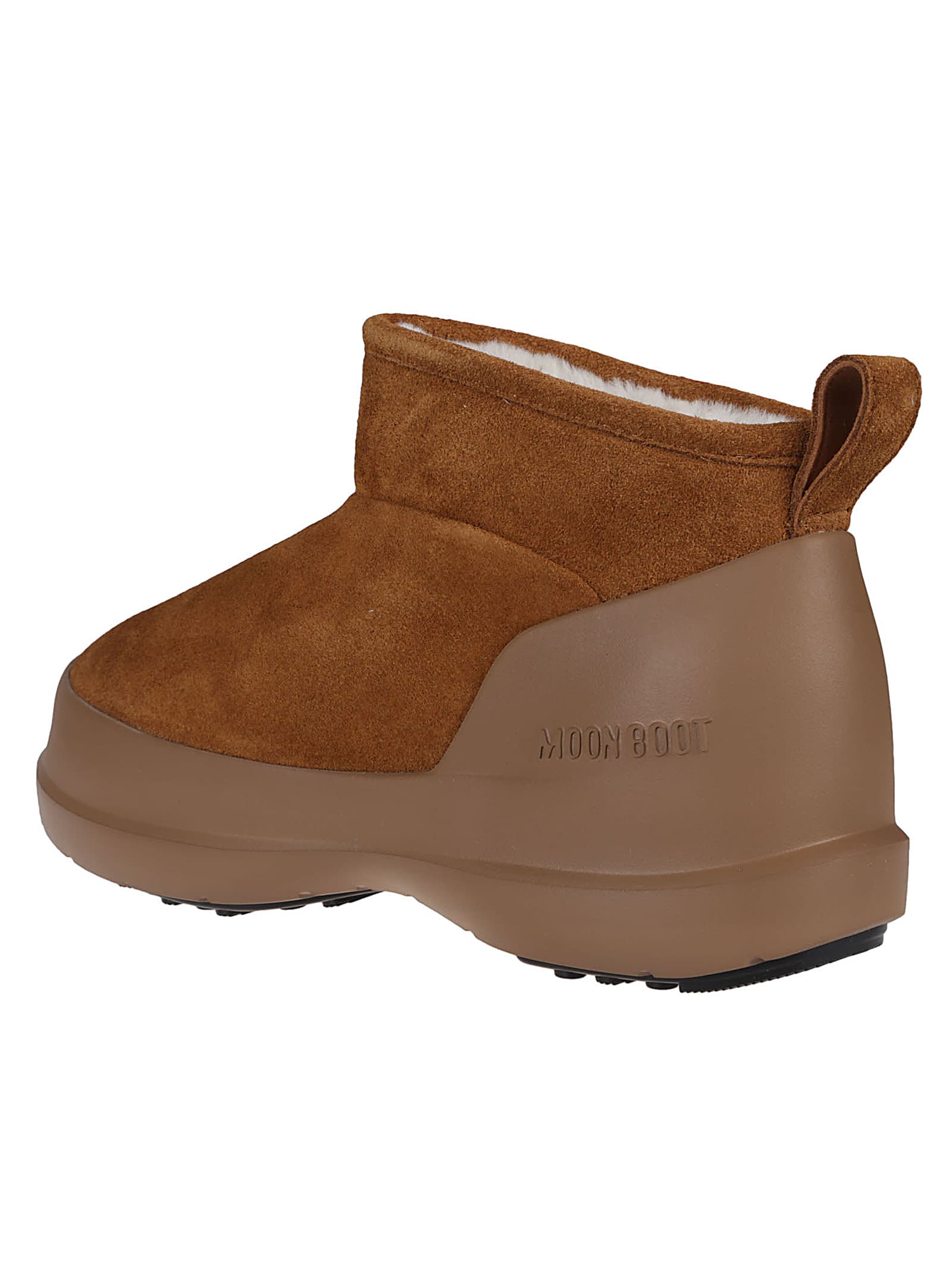 Shop Moon Boot Luna Low Boots In Cognac