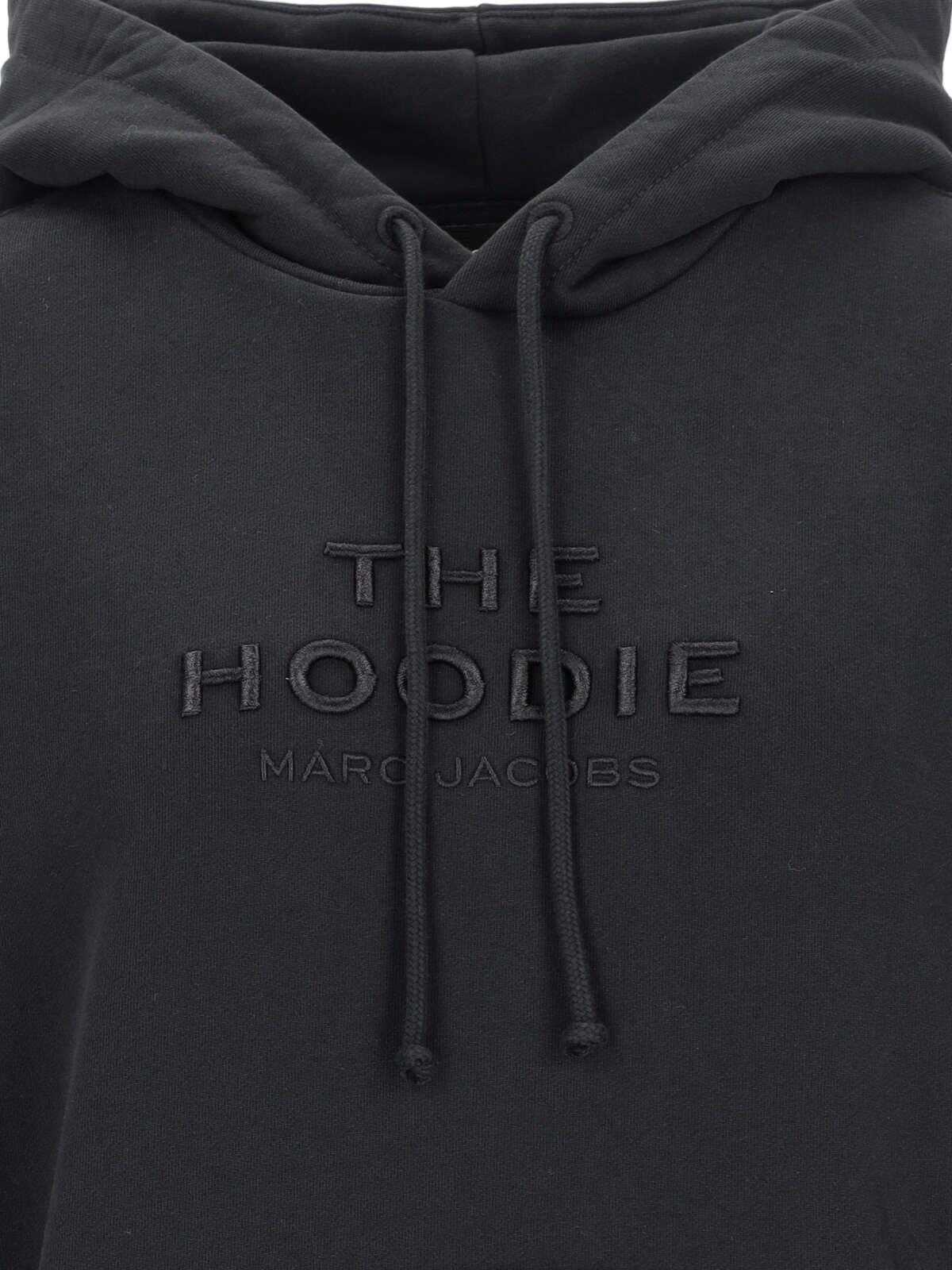 Shop Marc Jacobs The Hoodie Sweatshirt In Grey