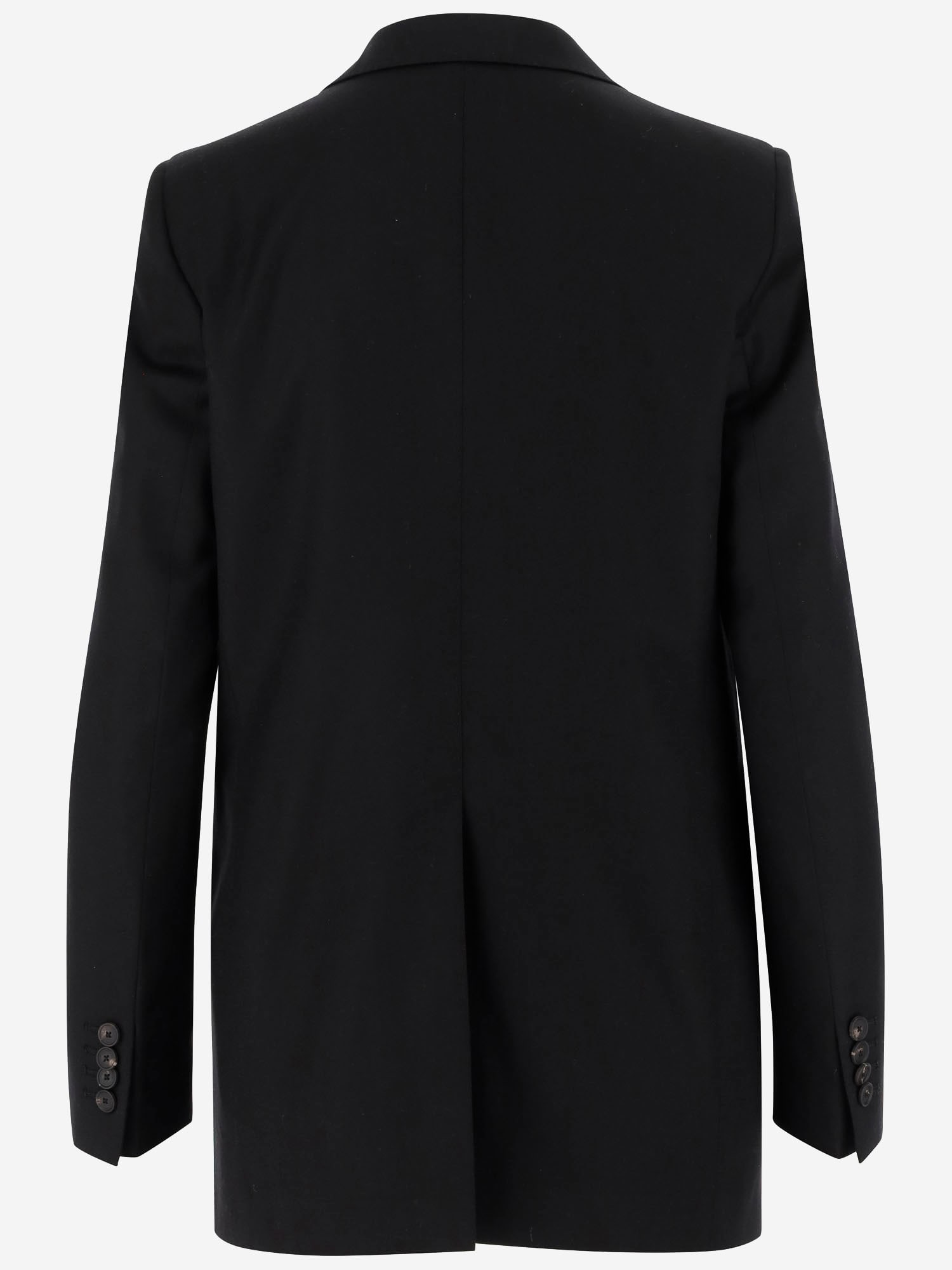 Tagliatore Two Button Long Jacket In Black