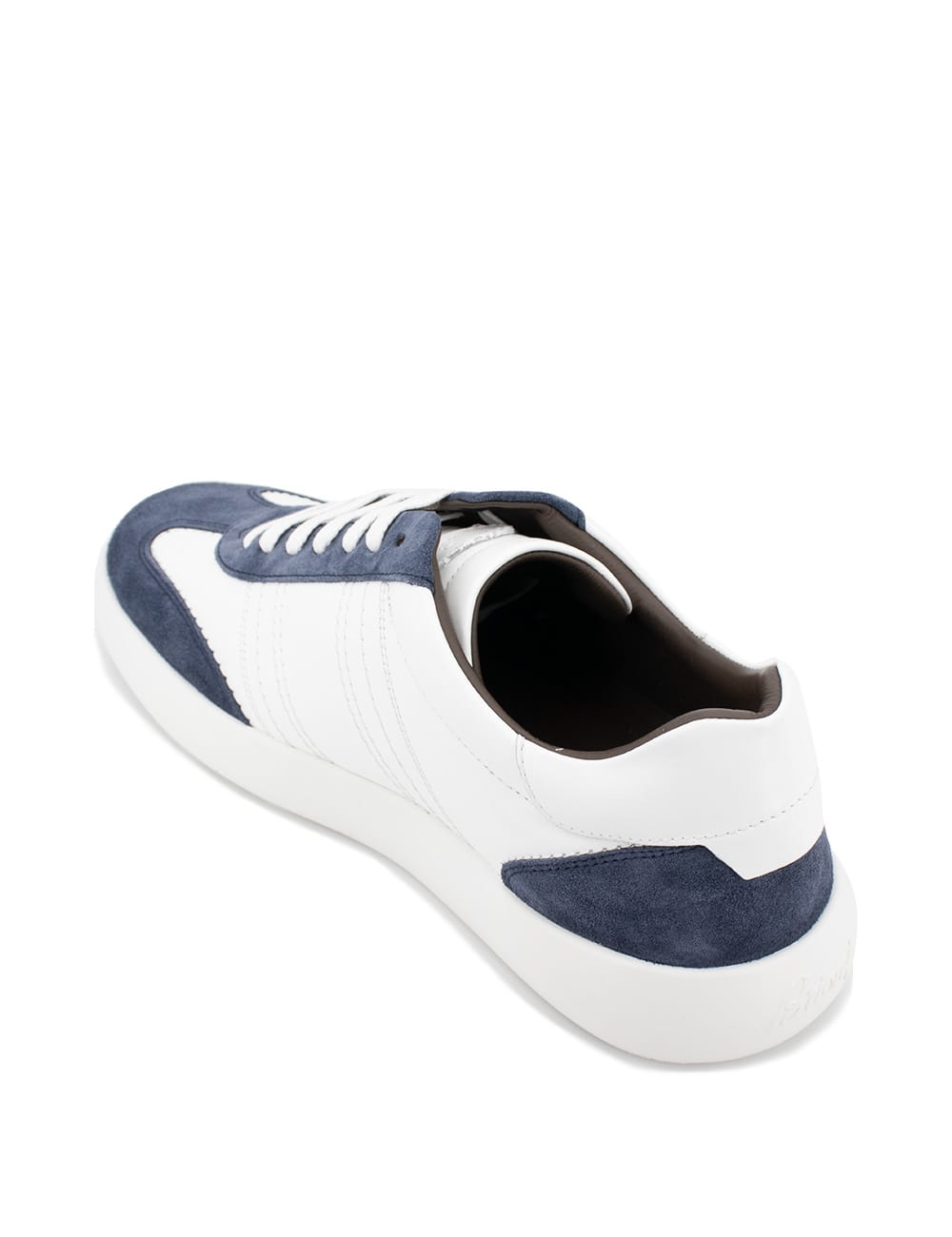 Shop Brioni Sneakers In Sapphire_white