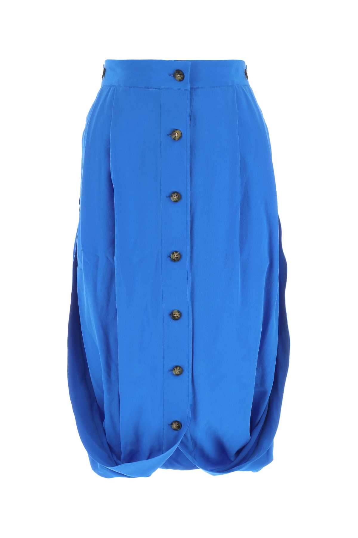 Light-blue Crepe Flip It Up Skirt