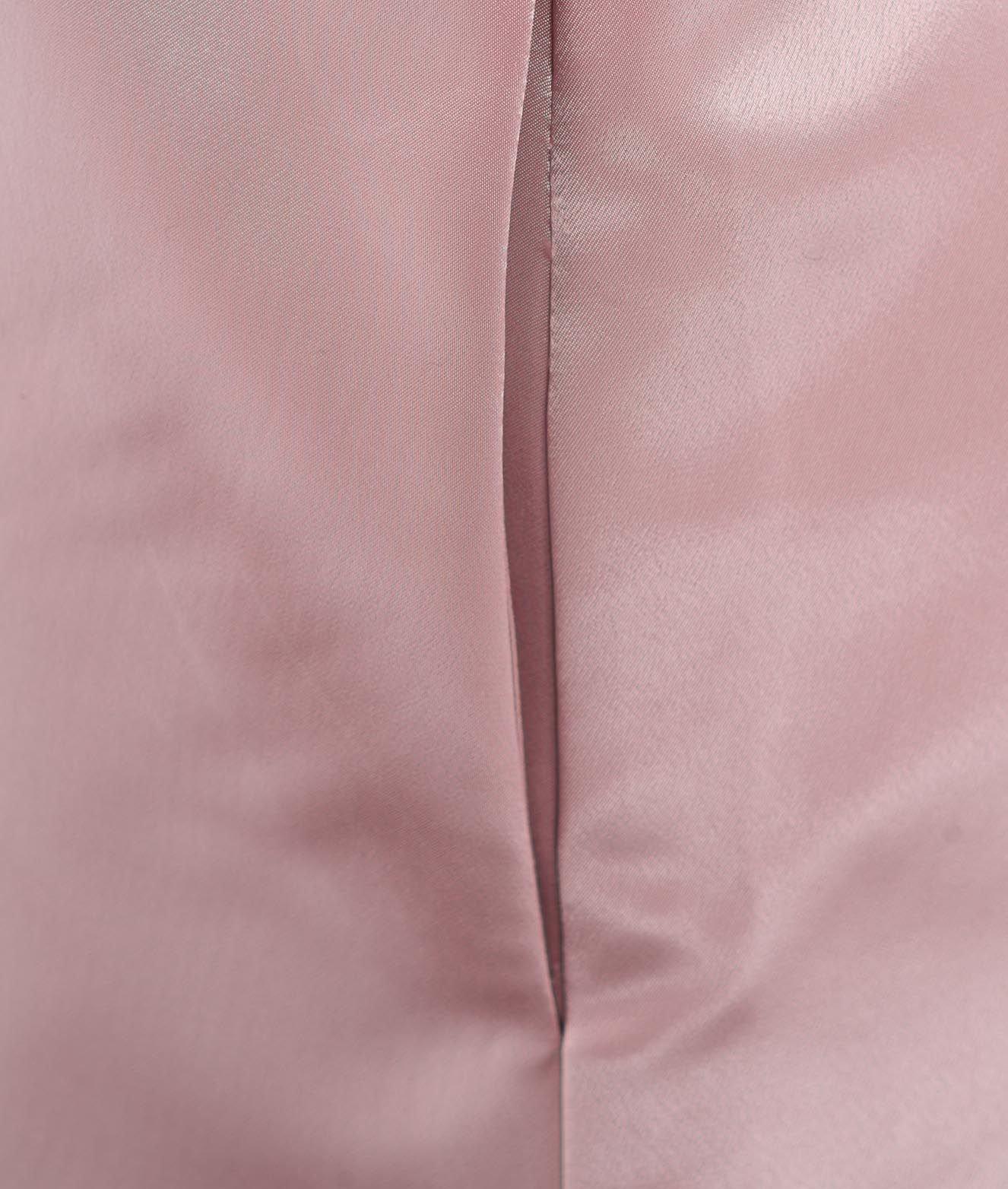 Shop Staud V-neck Satin Mini Dress In Pink