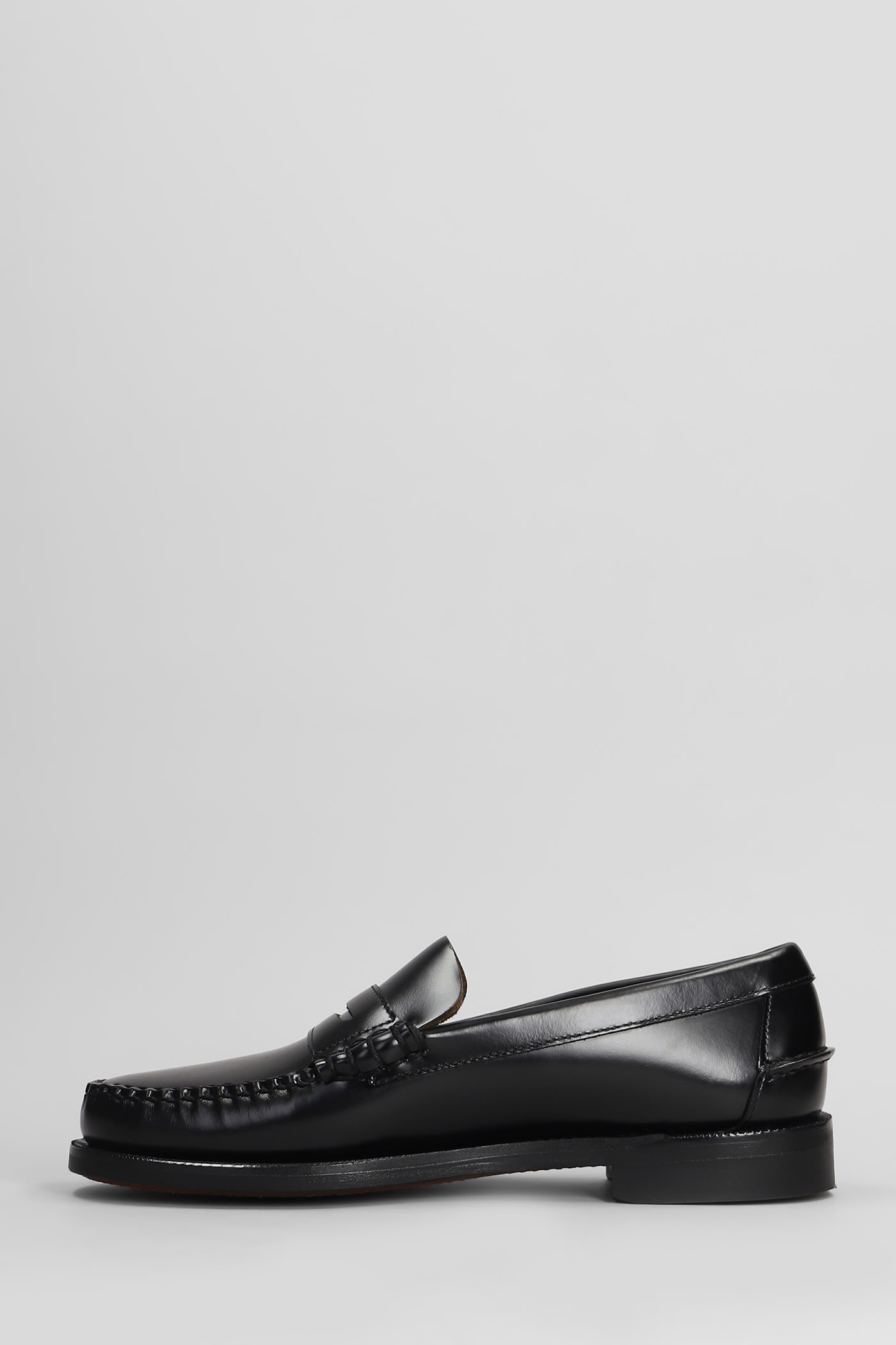 Sebago Black Pull-on Loafers