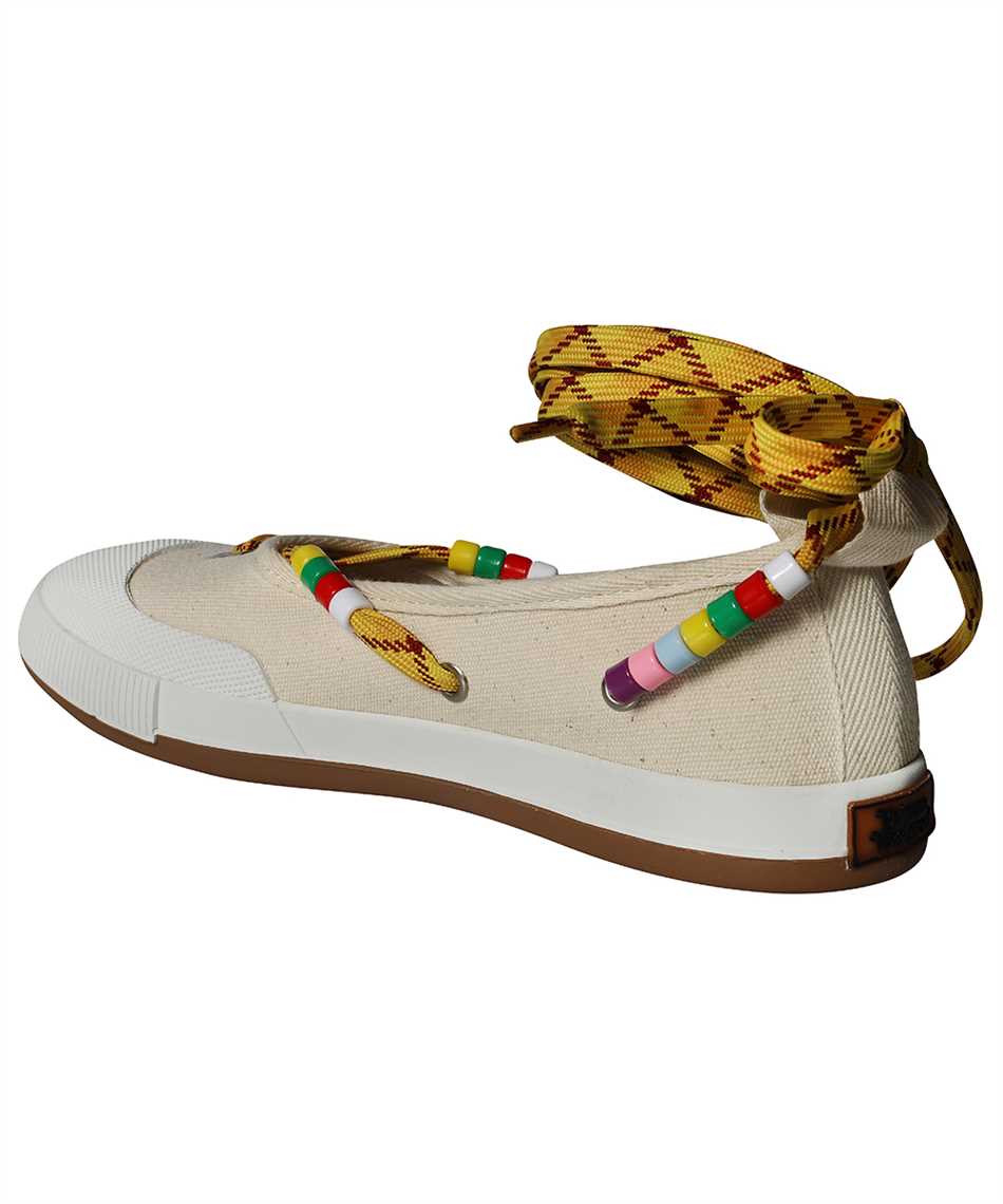 Vivienne Westwood Ballet Flats With Decorative Insert In White